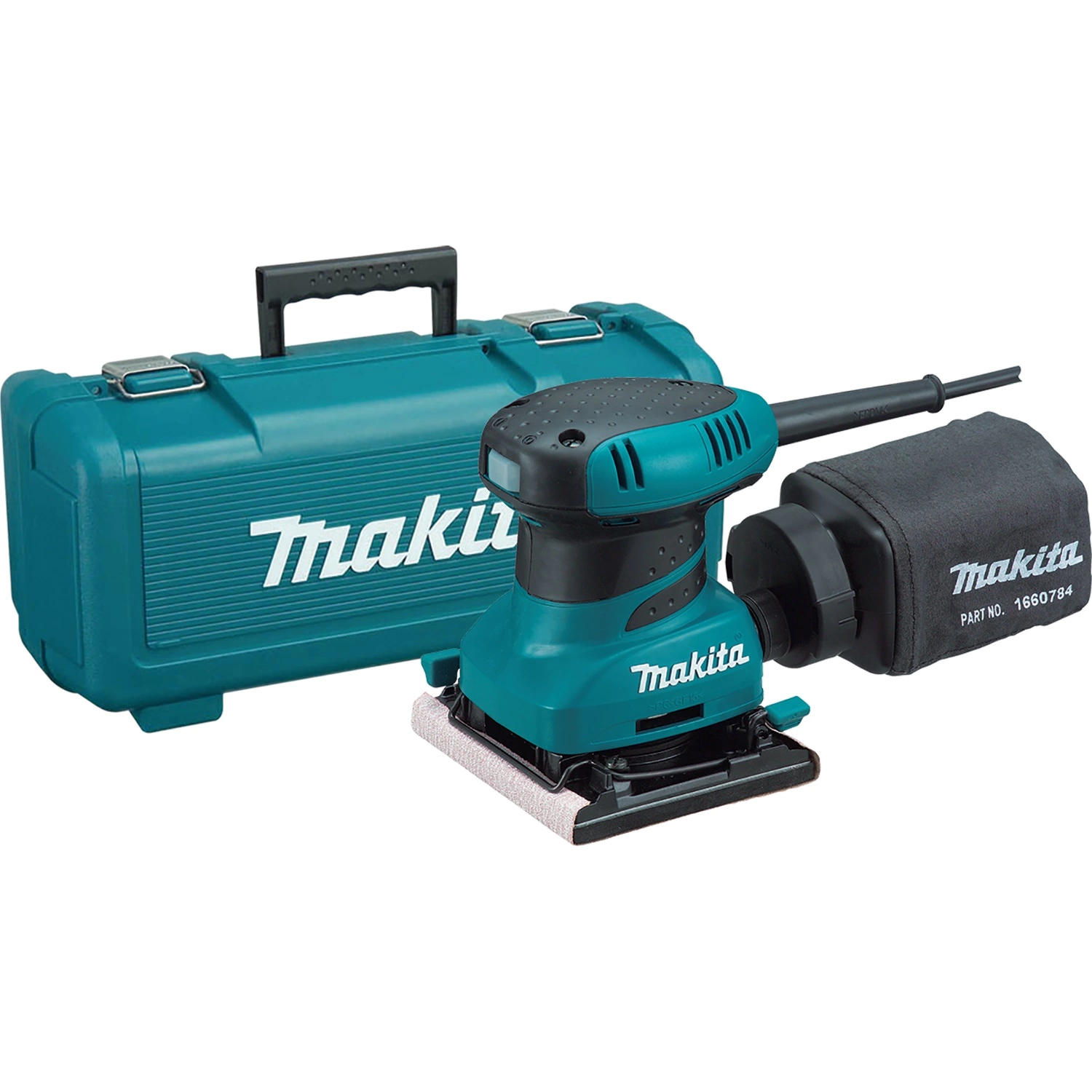 Makita BO4556K Vlakschuurmachine in koffer - 200W - 112 x 102mm-image