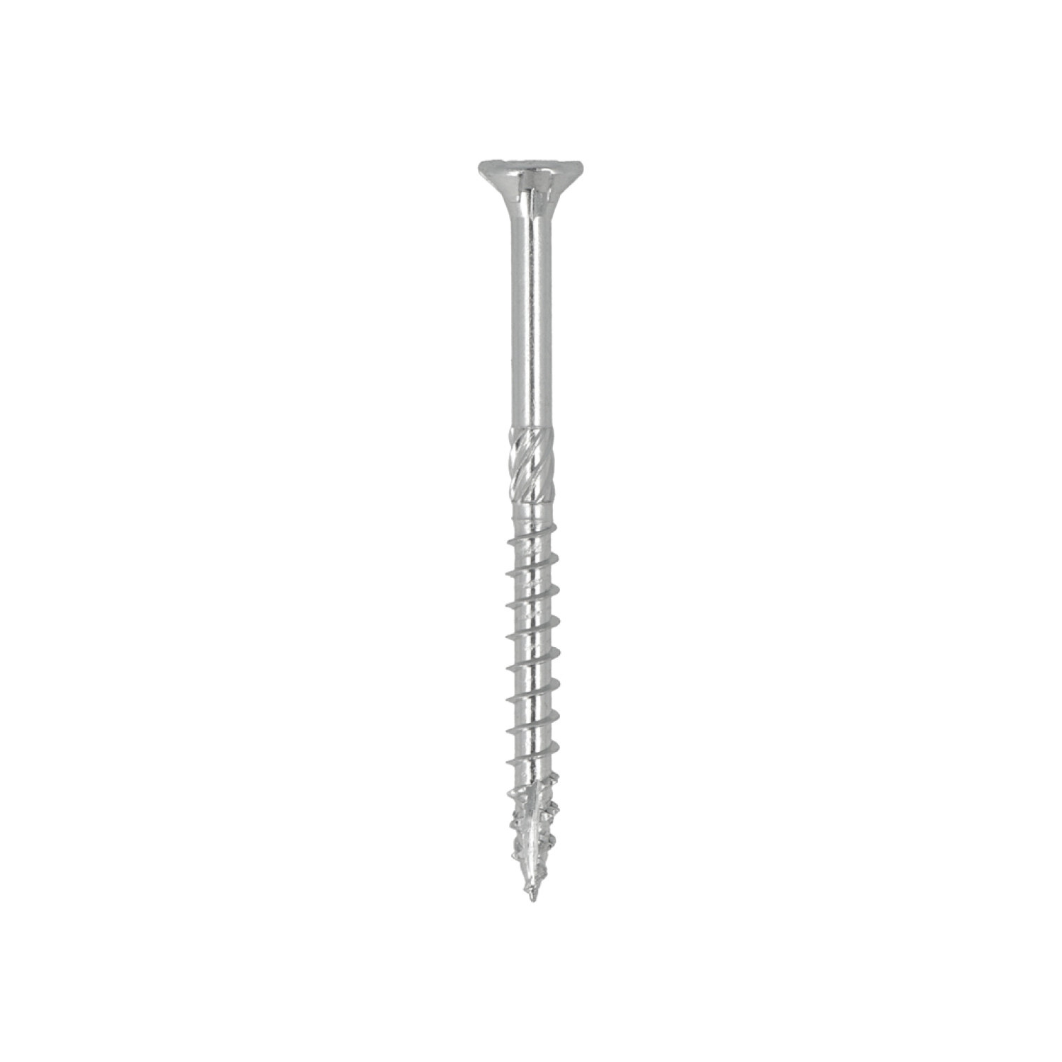 DynaPlus 0281.01.50401 Constructieschroef - TX30 - 6.0 x 80/42mm - Platkop - Deeldraad - Verzinkt (100st)-image