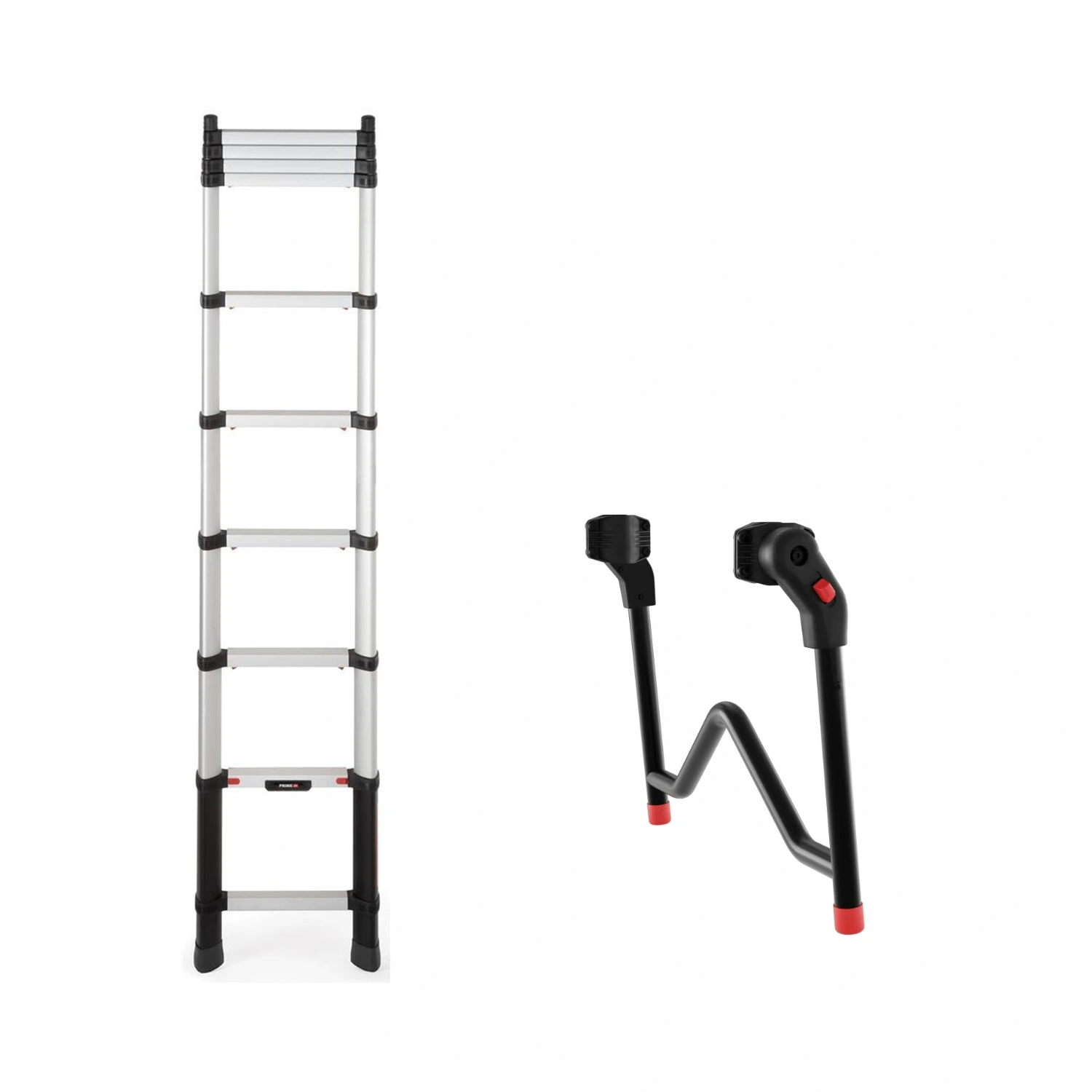 Telesteps 72230-581 Prime Line Telescoopladder - 3.0m + 9215-101 Muurafhouder