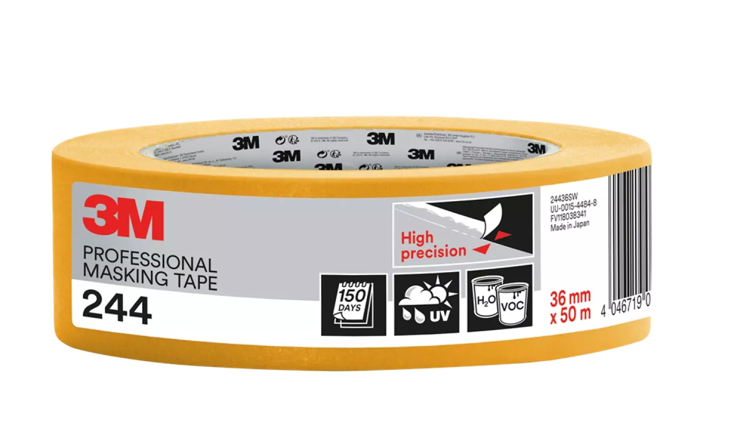 3M 24436SWN Professionele Afplaktape - 36mm x 50m-image