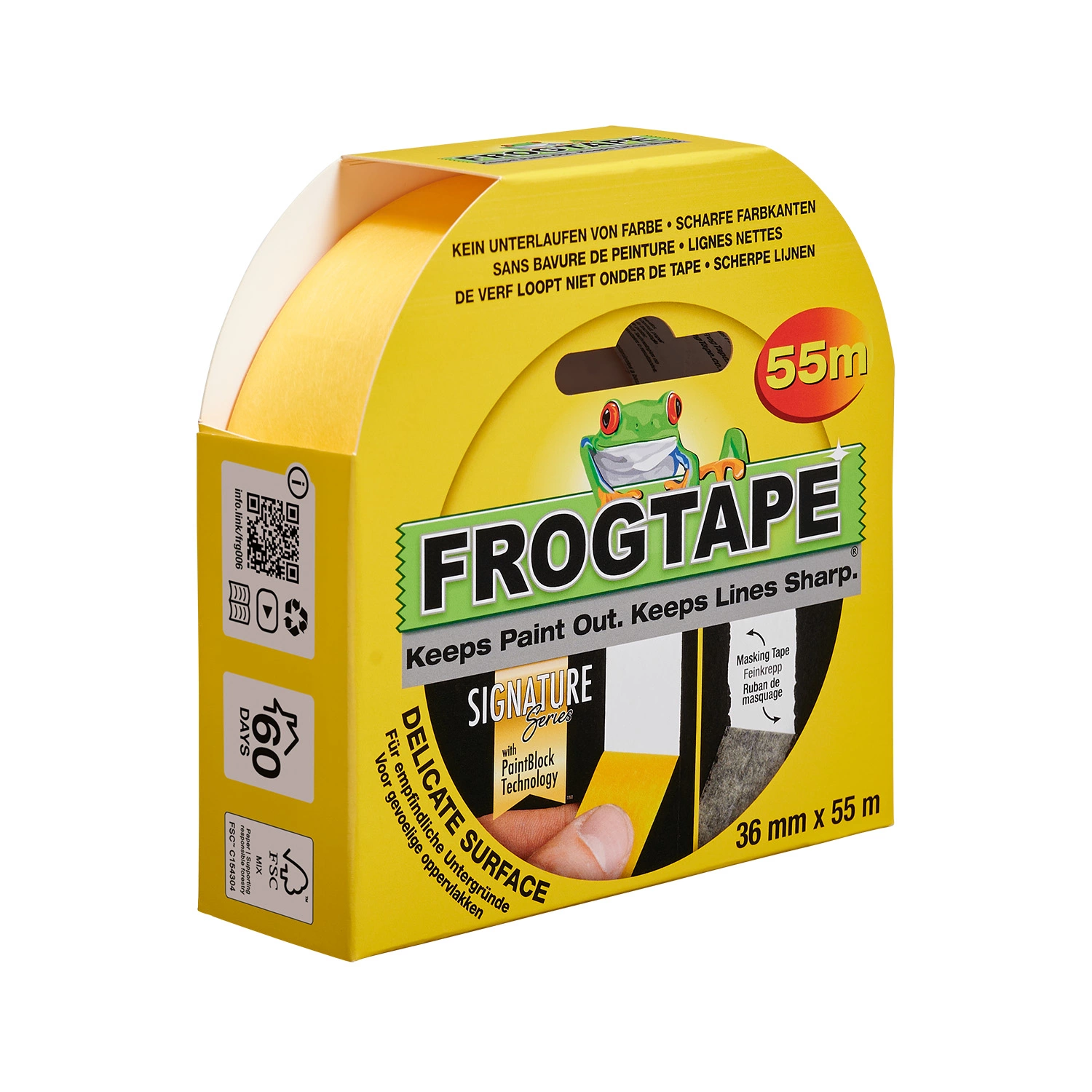 FrogTape Delicate Surface Afplaktape 36mm x 55m-image
