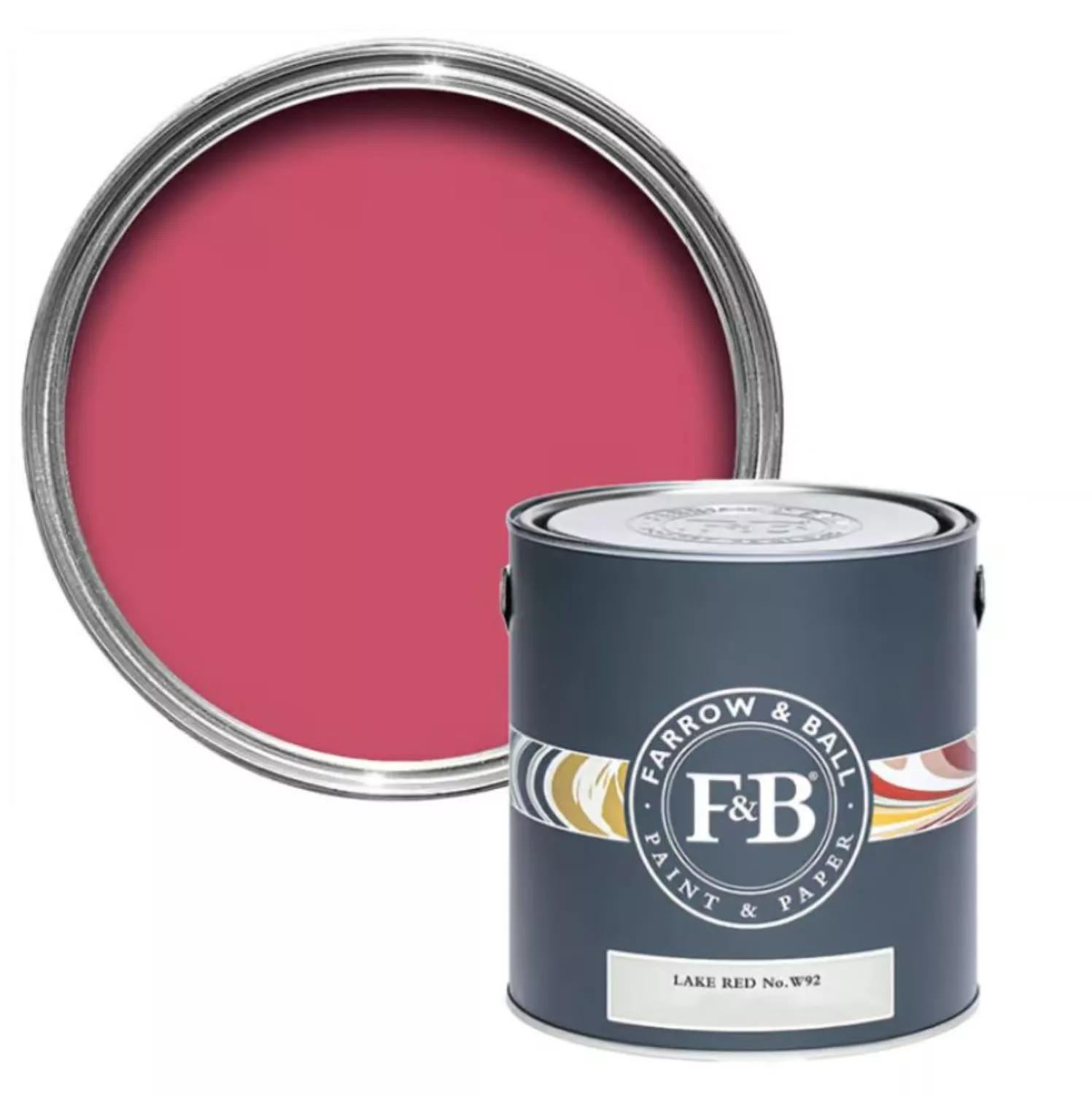 Farrow & Ball Modern Eggshell Lake Red No. W92 0,75L-image