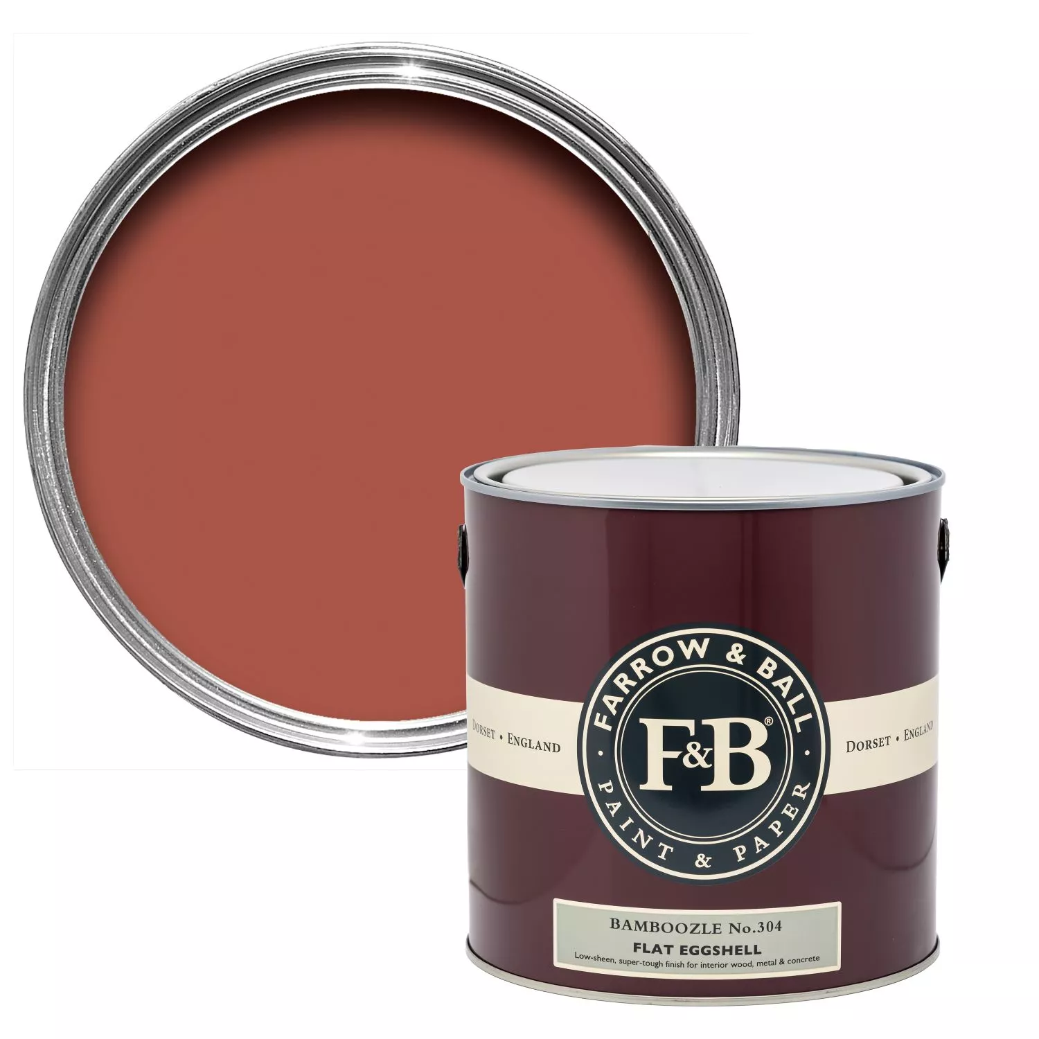 Farrow & Ball Flat Eggshell Bamboozle No.304 - 750ml-image