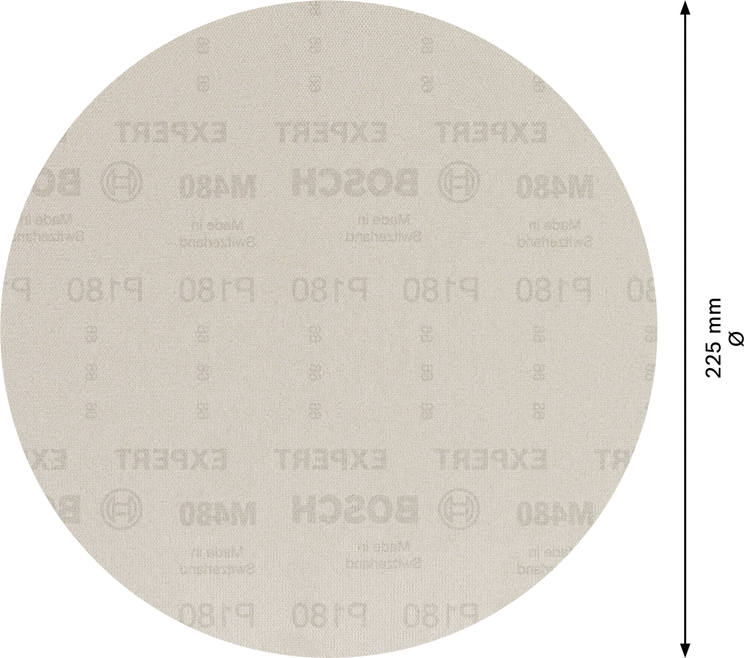 Bosch 2608900711 EXPERT M480 Schuurnet Best for Wood and Paint - 225mm, K180, 25st-image