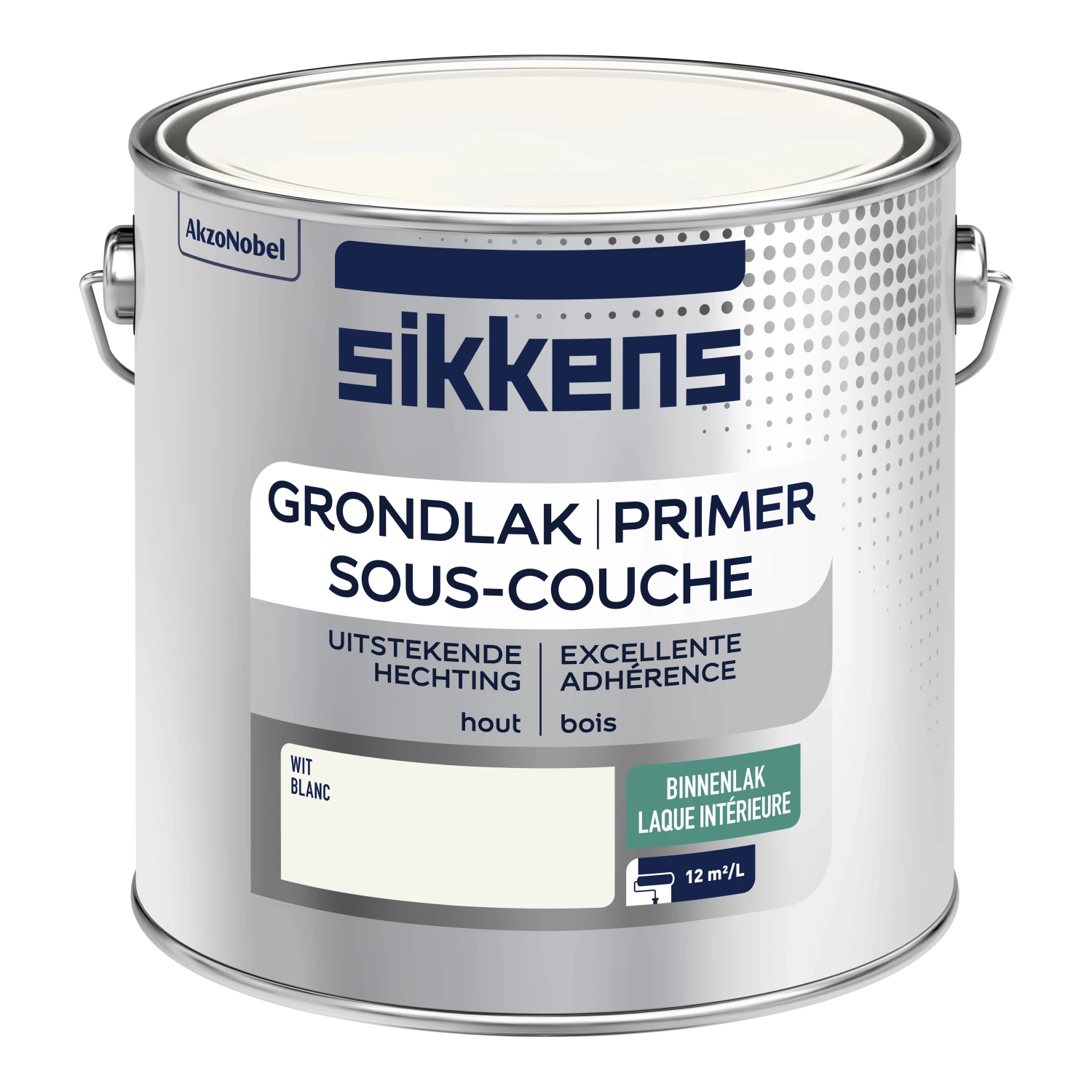 Sikkens Grondverf Binnen - Wit - 2,5L-image