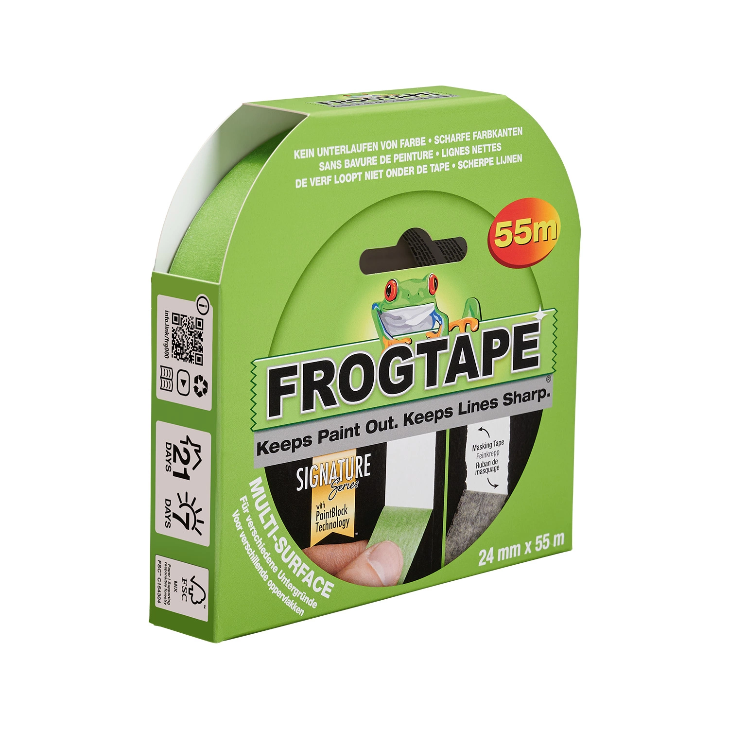 FrogTape Multi Surface Afplaktape 24mm x 55m-image