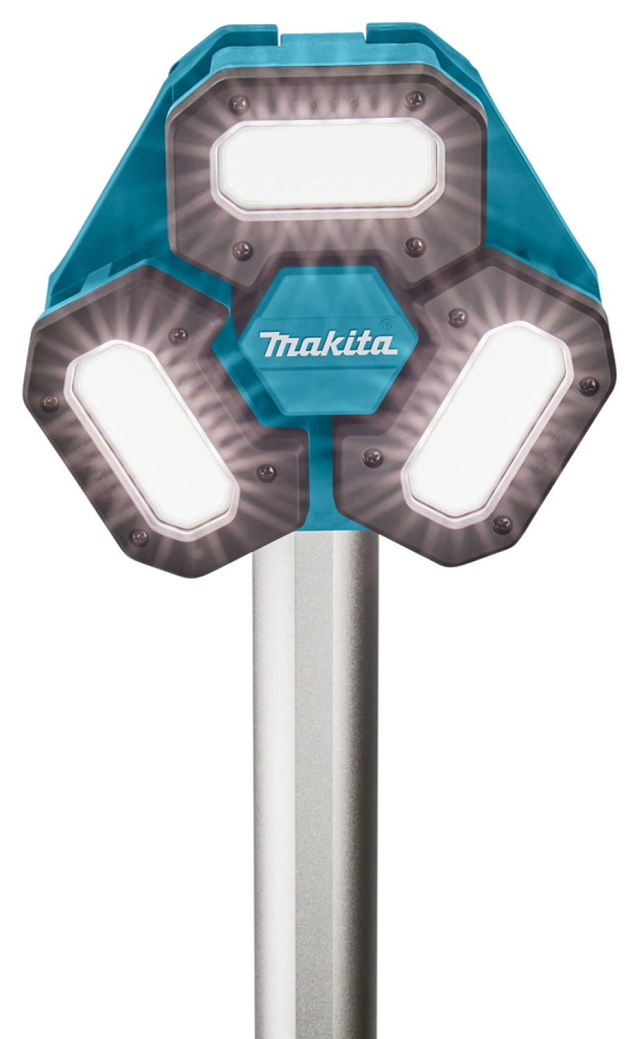 Makita NLADML814 14.4V - 18V Li-Ion accu bouwlamp op statief - 3 spots - 100-220cm - 3000 lumen-image