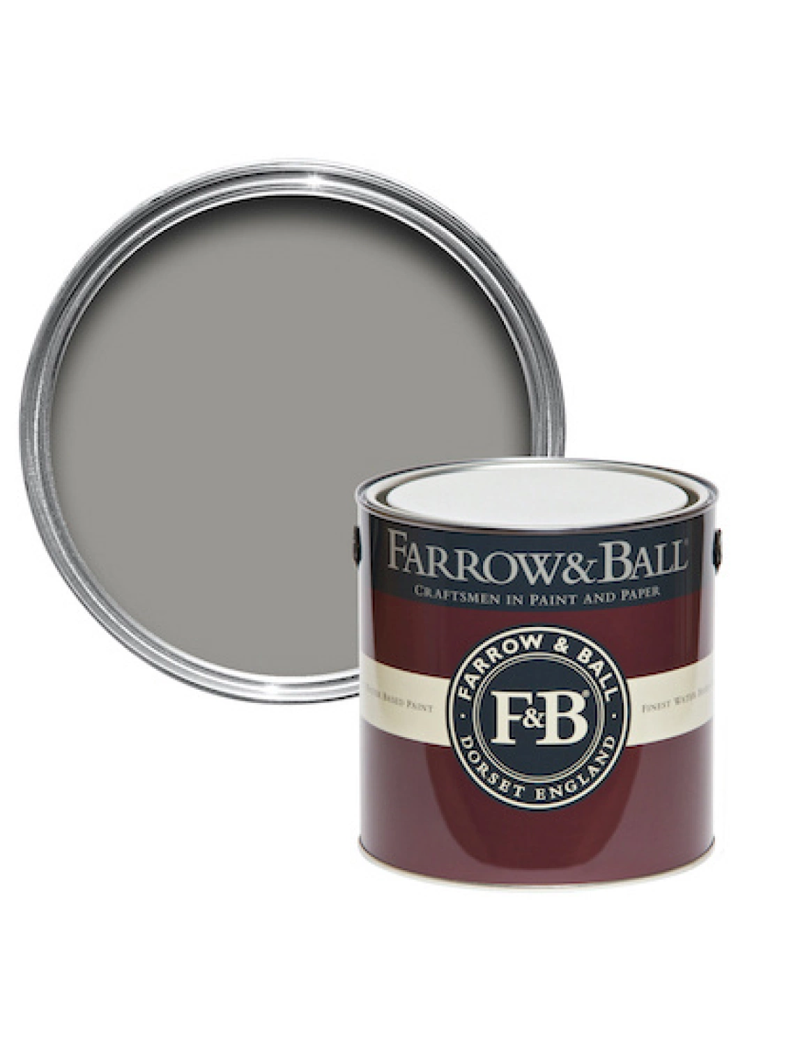 Farrow & Ball Dead flat Worsted No.284 2,5L-image