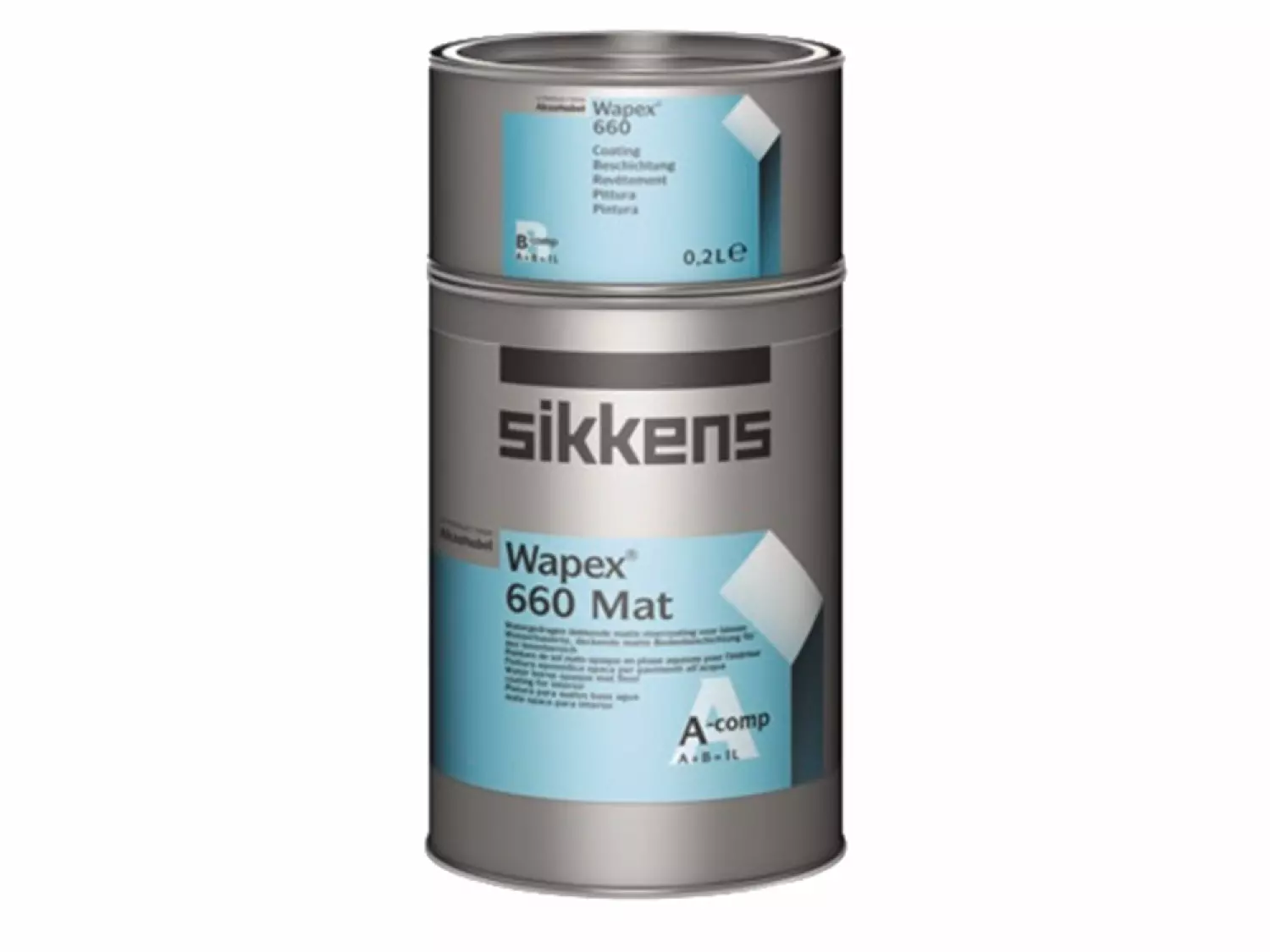 Sikkens Wapex 660 Mat vloercoating - op kleur gemengd - 5L-image