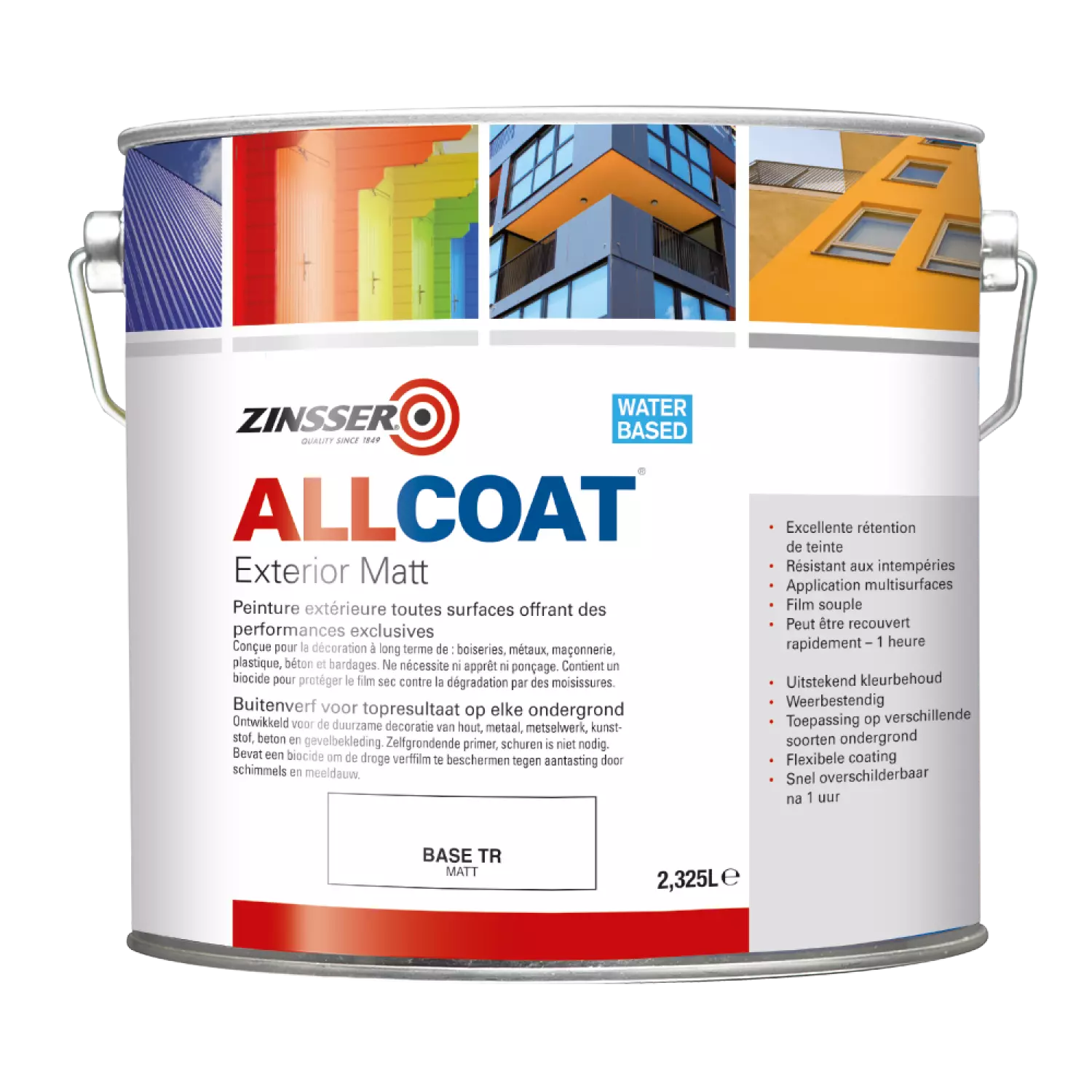Zinsser Allcoat Exterior Matt BASE TR 2,5L-image