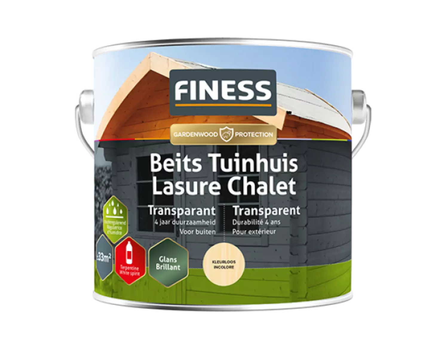 Finess Tuinbeits Transparant (Glans) 2502 Groen 2,5L-image