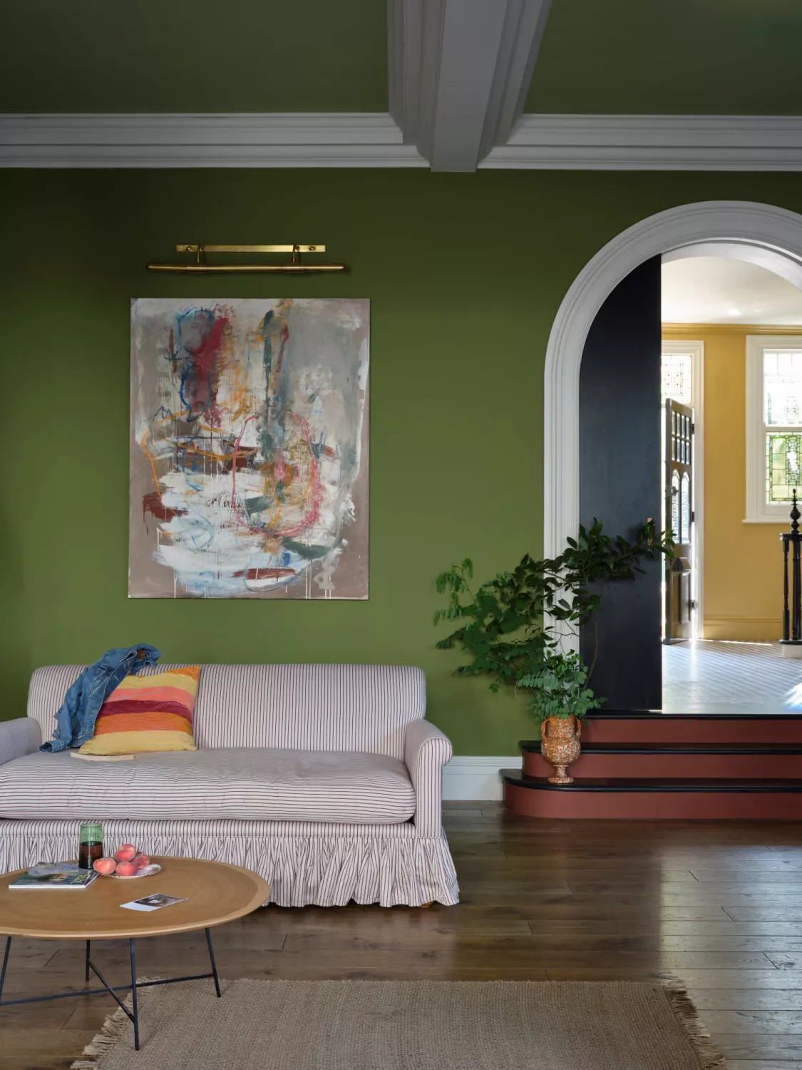 Farrow & Ball Flat Eggshell Sap Green No.199 - 5L-image