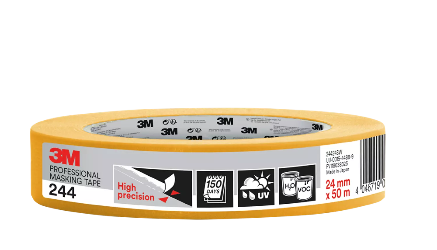 3M 24424SWN Professionele Afplaktape - 24mm x 50m-image