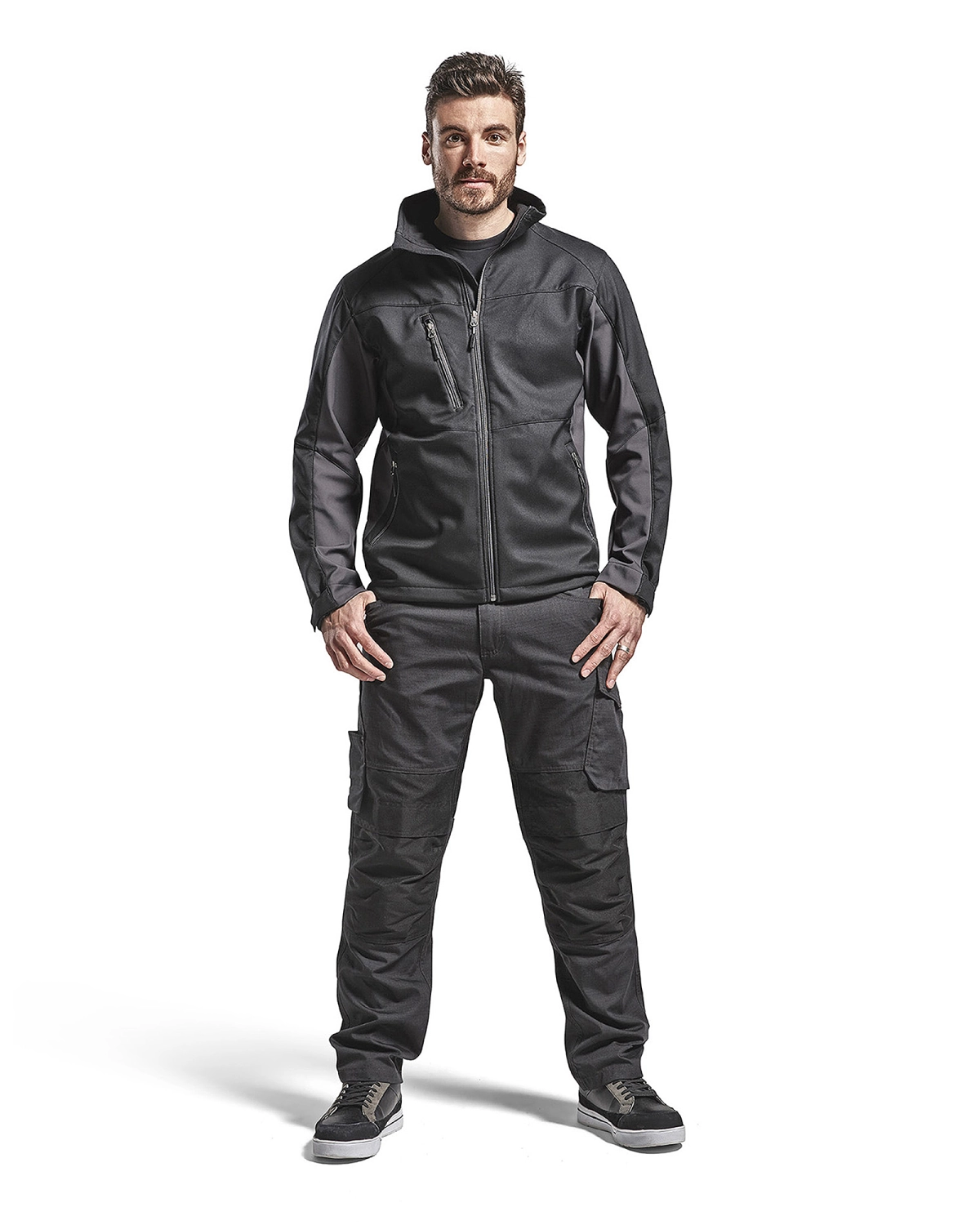 Blåkläder 4950 Softshell Jack - zwart/donkergrijs - XXL-image