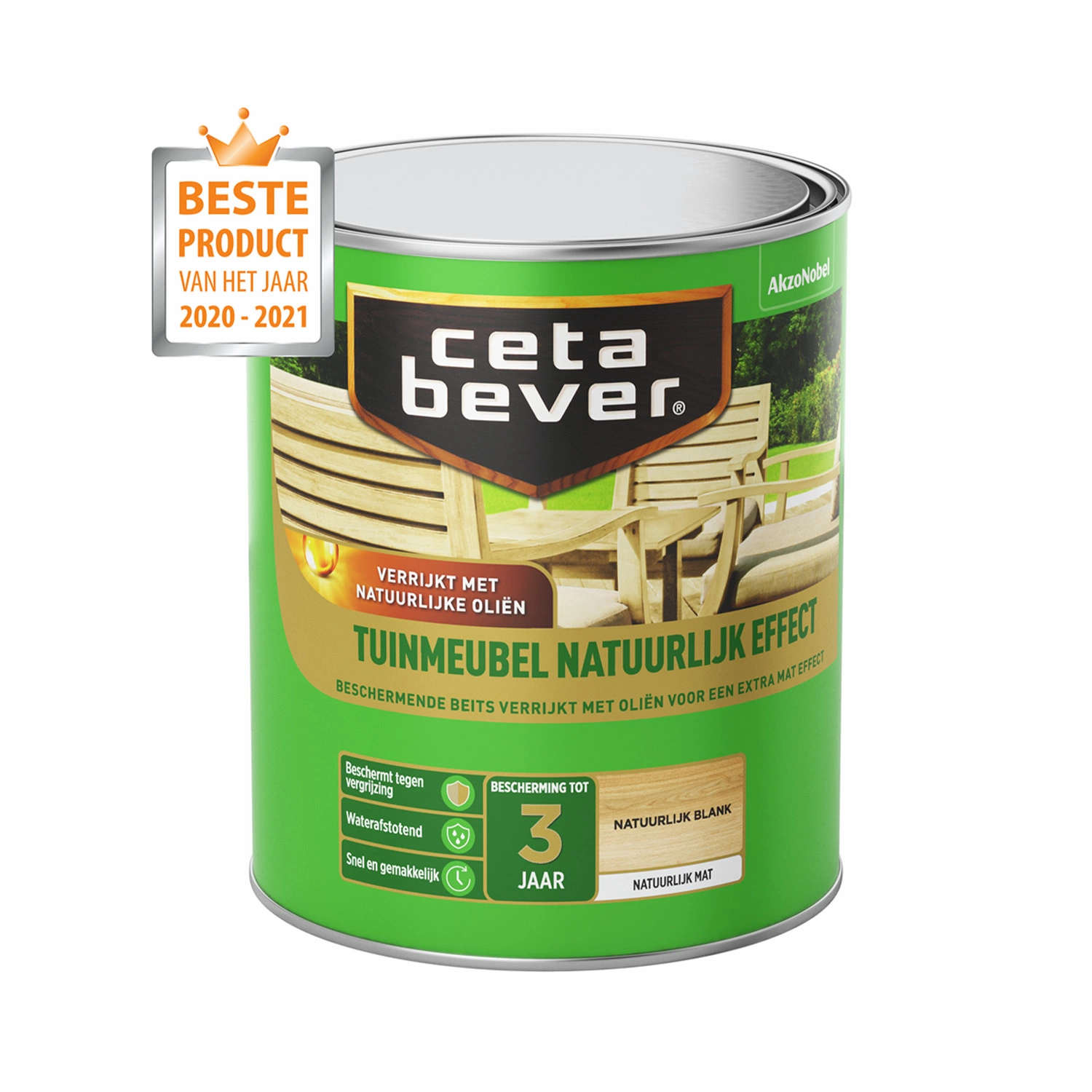 Cetabever Tuinmeubelbeits Natuurlijk-image