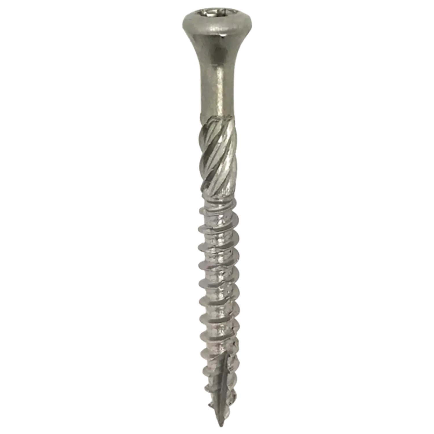 Woodies 61960401 Ultimate Vlonderschroef RVS - TX25 - 5.0 x 50mm - Verzonken kop - Deeldraad - Verzinkt (200st)-image