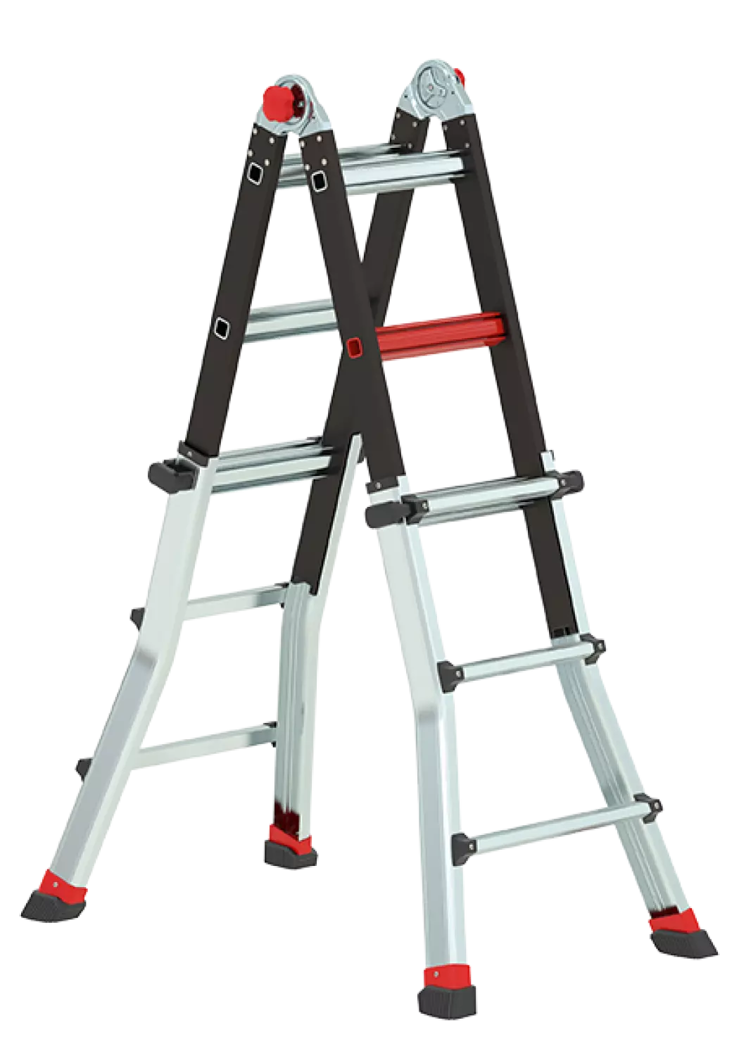 Altrex 503734 Varitrex Tele PRO+ Telescopische vouwladder - max. werkhoogte 4,9m - 4x4 sporten-image