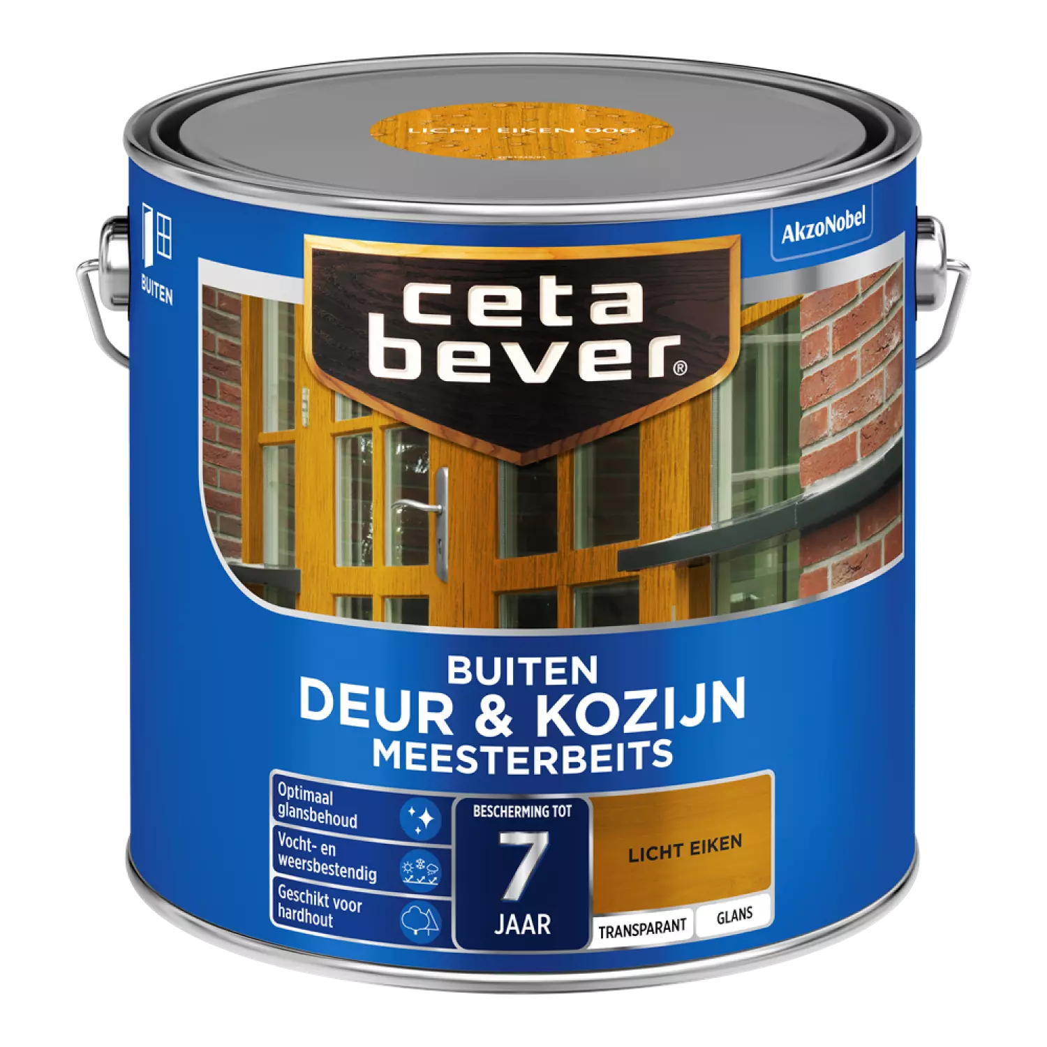 Cetabever Meesterbeits Deur & Kozijn Transparant Glans - Licht Eiken - 2,5L-image