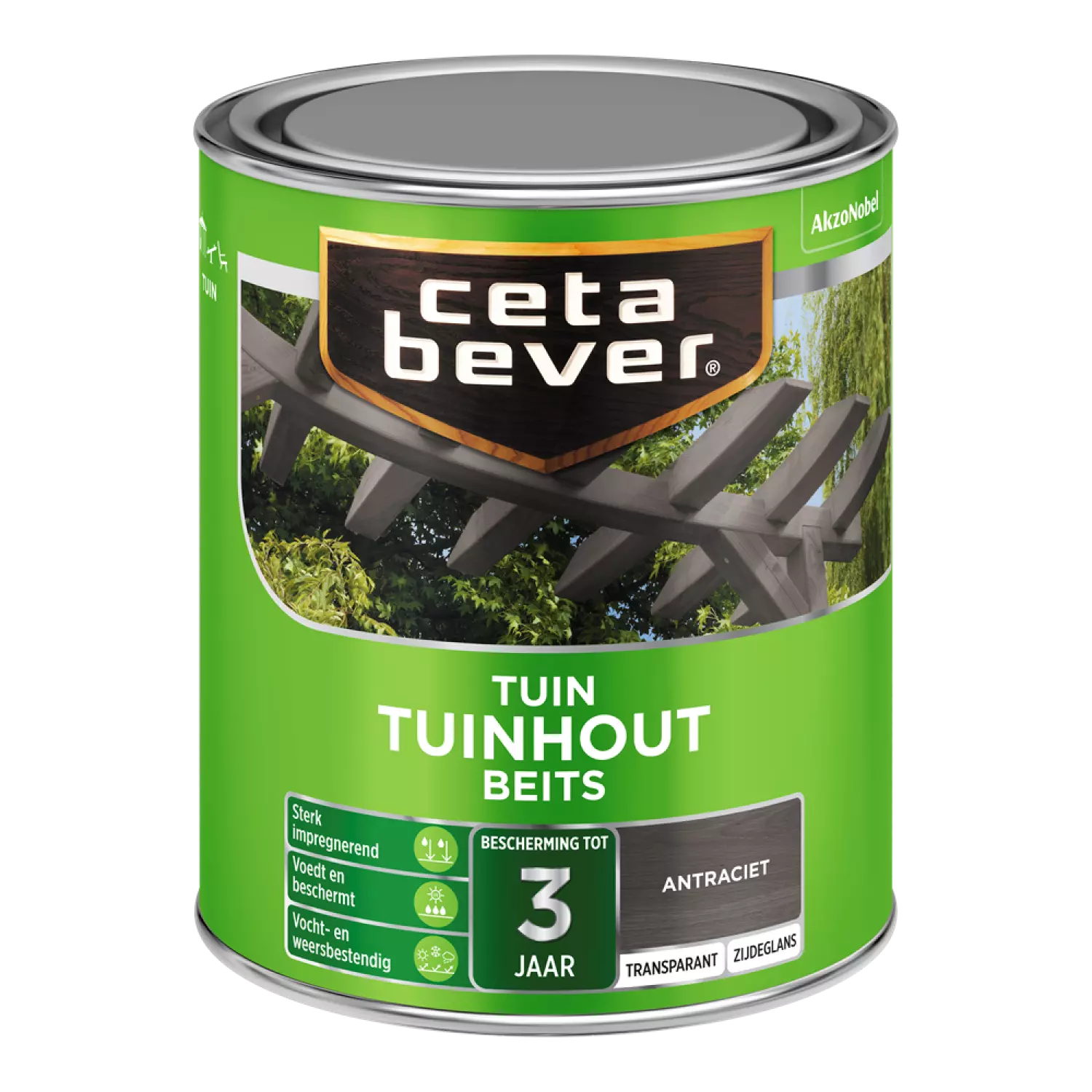 Cetabever Transparante Tuinhout Beits - Antraciet - 750ml-image