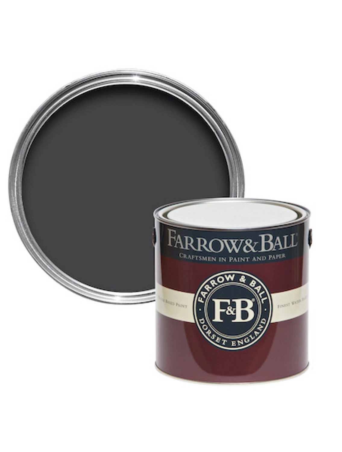 Farrow & Ball Flat Eggshell Tanners Brown No.255 - 2,5L-image