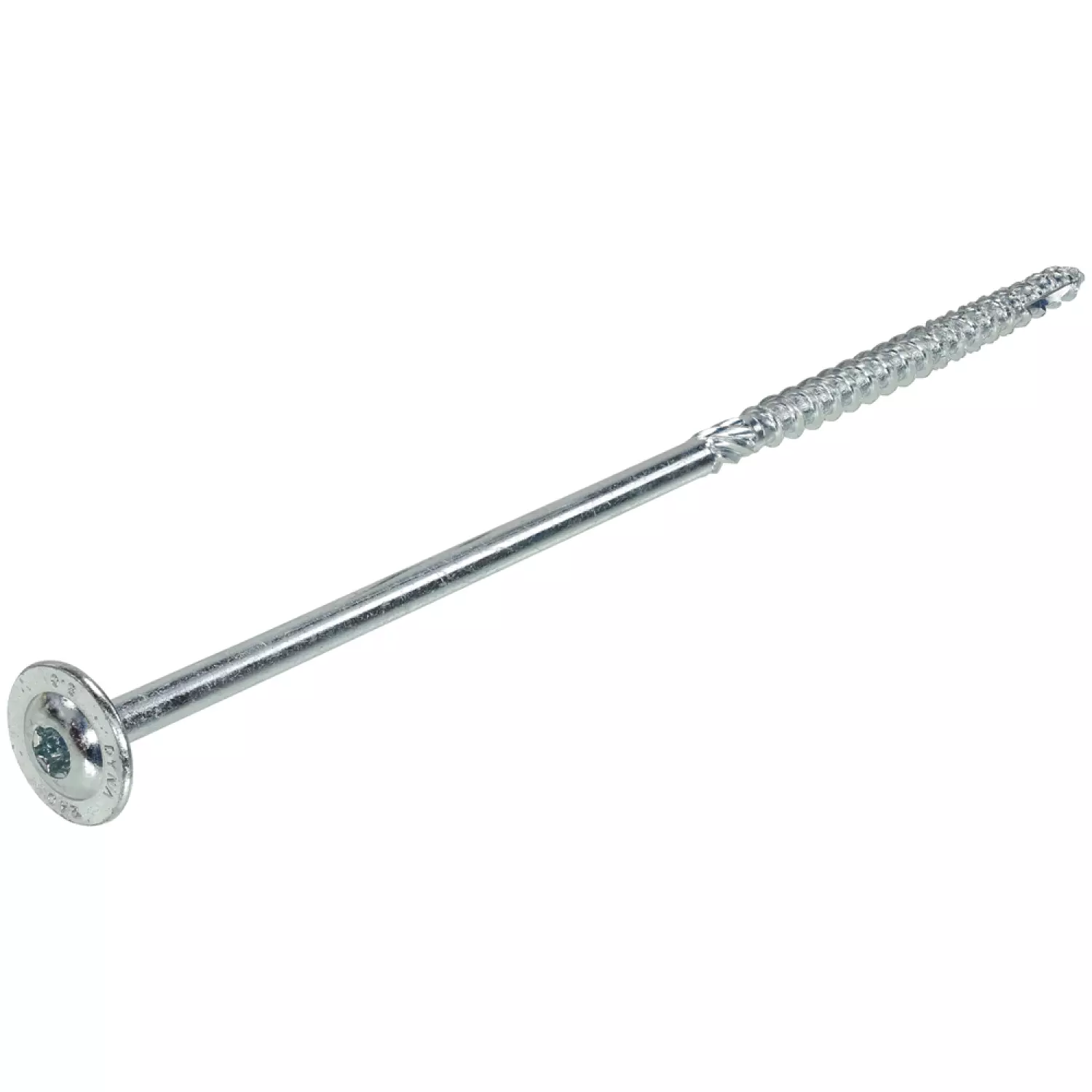 DynaPlus 0286.01.63701 Houtbouwschroef - TX40 - 8.0 x 260/100mm - Tellerkop - Deeldraad - Verzinkt (50st)-image