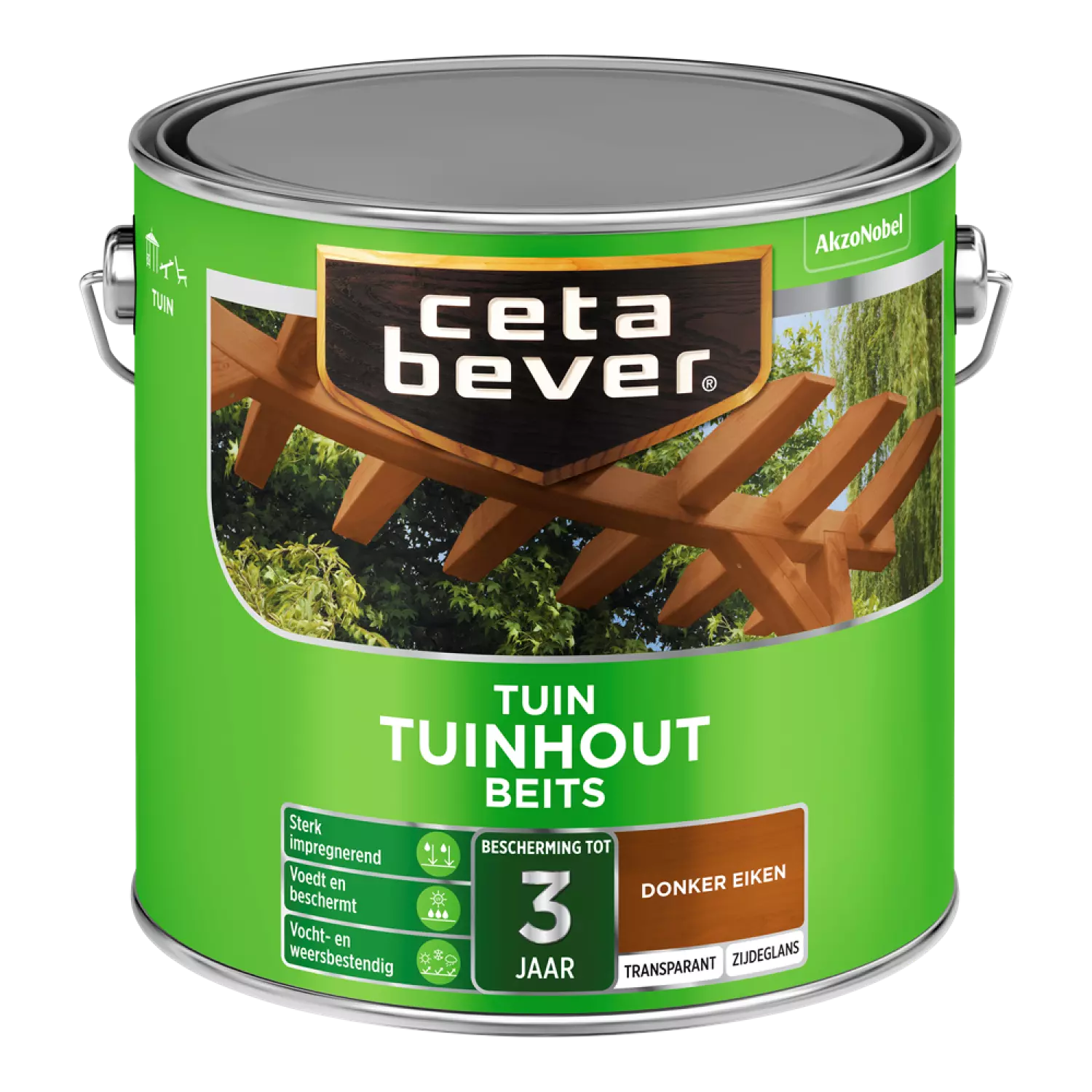 Cetabever Transparante Tuinhout Beits - Donker Eiken - 2,5L-image