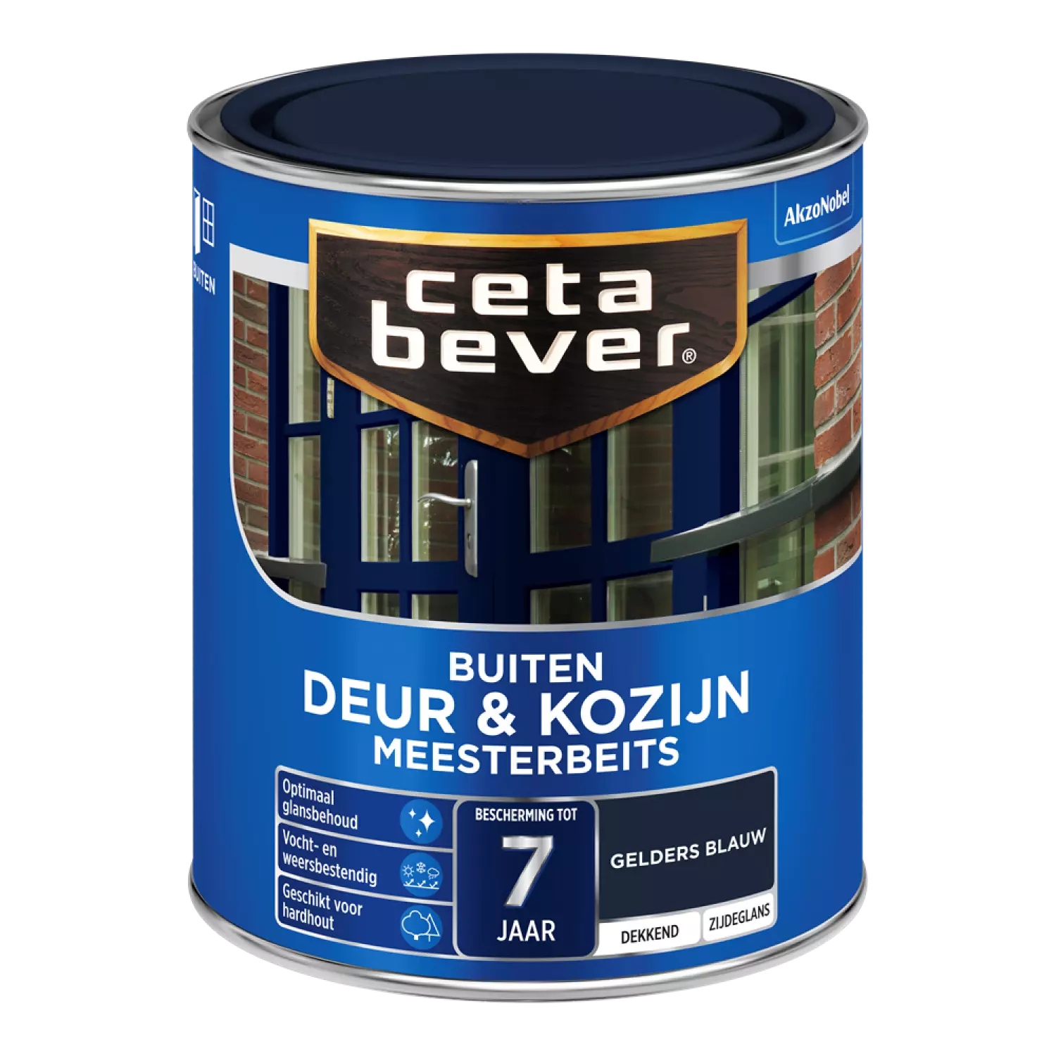 Cetabever Meesterbeits Deur En Kozijn Dekkend - Gelders Blauw - 0,75L-image