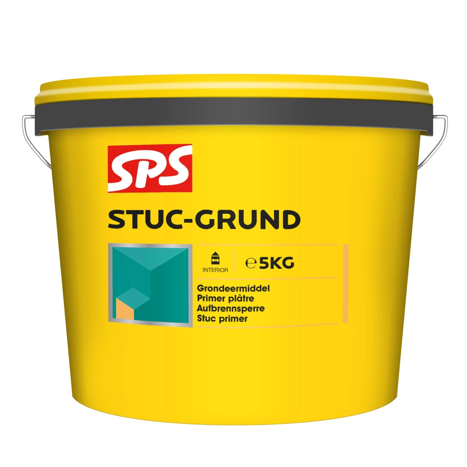 SPS Stuc-Grund Voorstrijk voor sierpleister - geel - 5kg-image