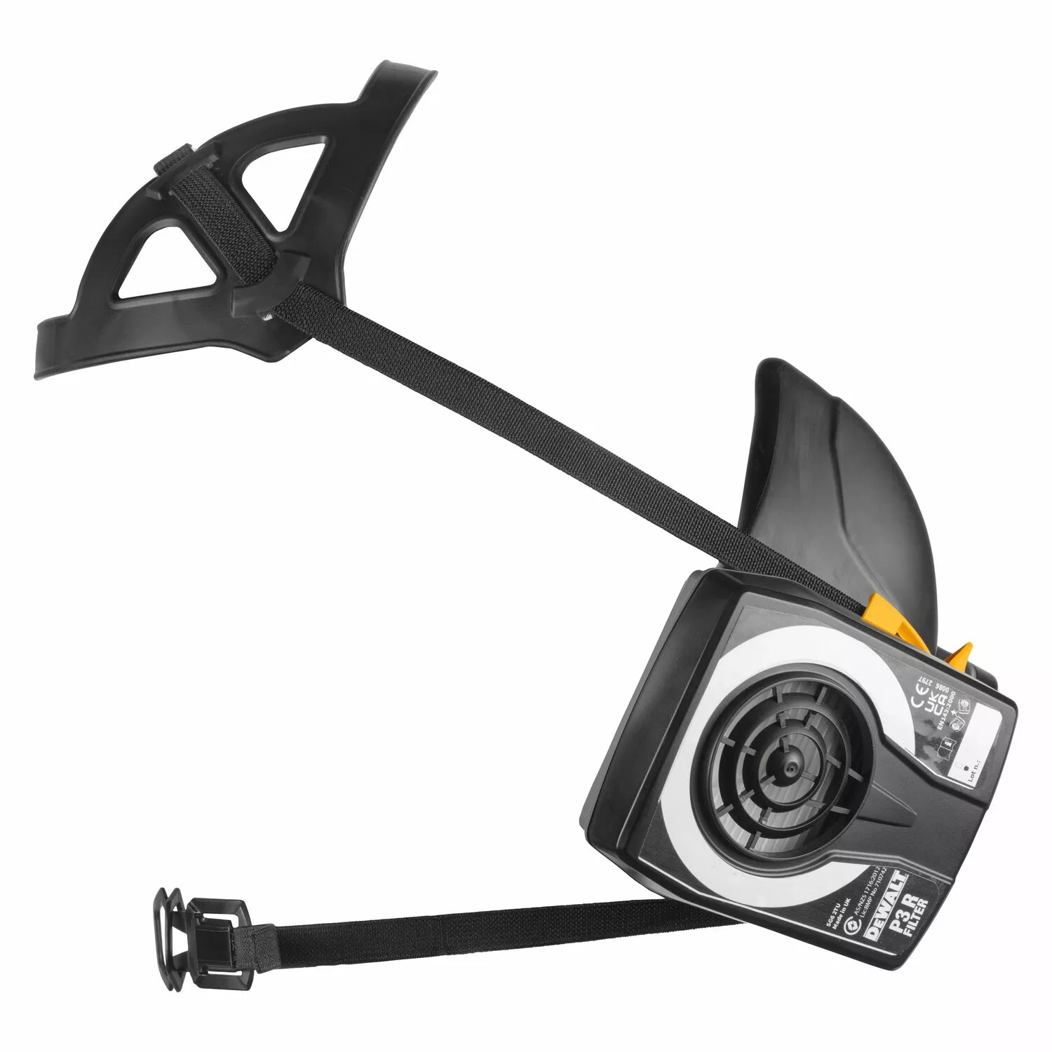 DeWALT DXIR1HMLP3 Lichtgewicht Halfgelaatsmasker met P3 filters - Maat L-image