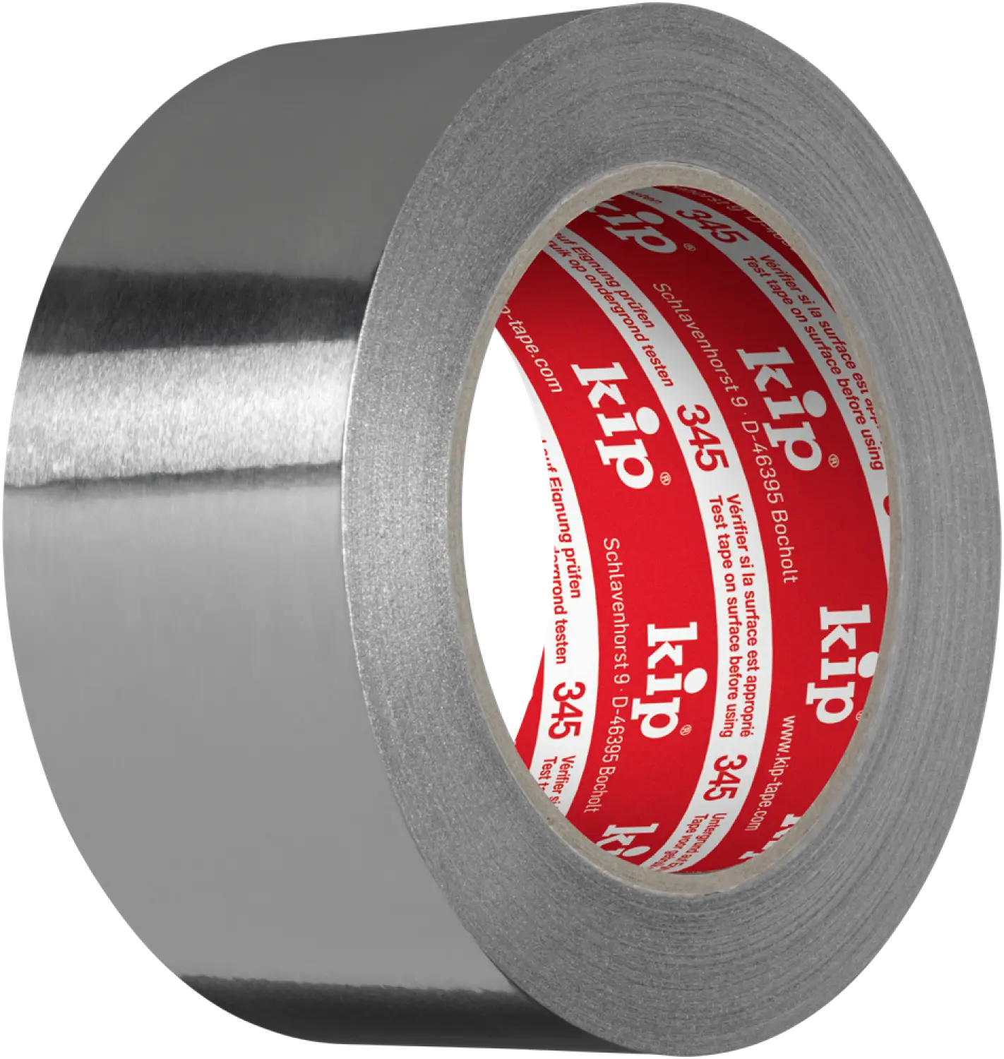 Kip Tape 345-32 Aluminiumtape – 30µ - Zilver - DIN-4102-B1 - 50mm x 50m