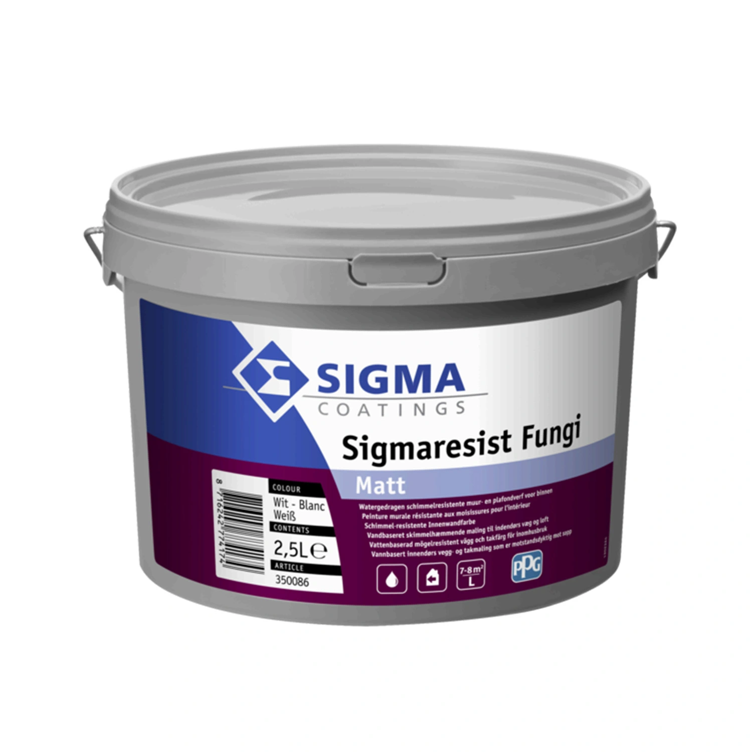 Sigma Sigmaresist Fungi - Op kleur gemengd - 2,5L