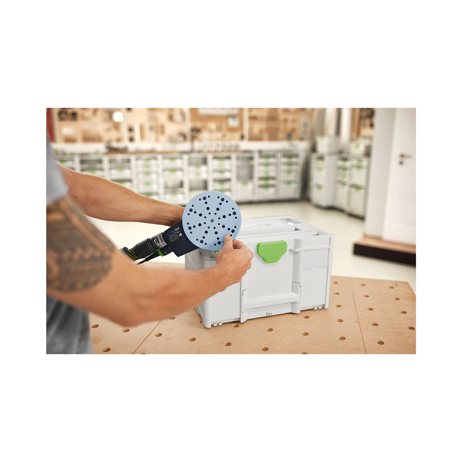 Festool 578192 Schuurmateriaal-Systainer³ Granat SYS-STF D150 GR-Set in systainer