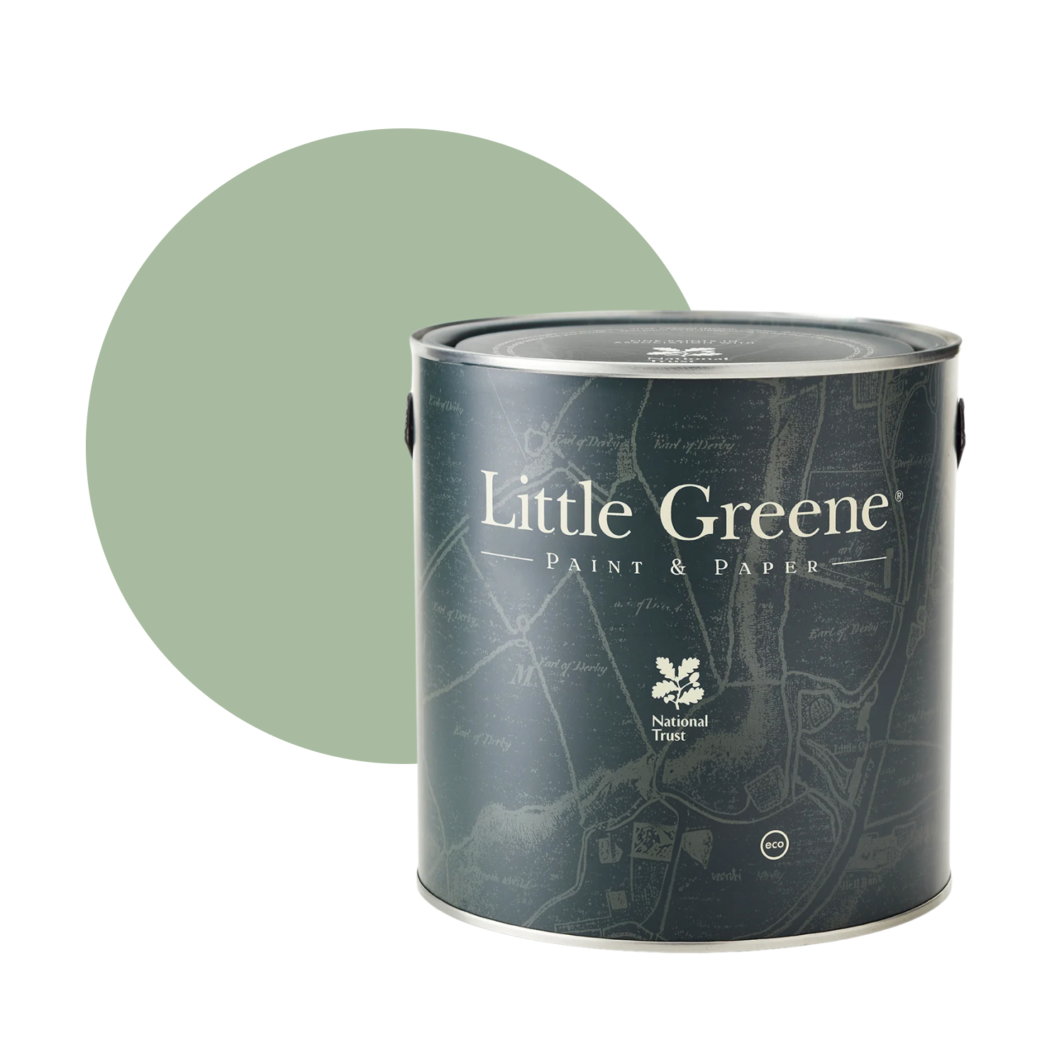 Little Greene Intelligent Eggshell - Aquamarine No. 138 - 5L-image