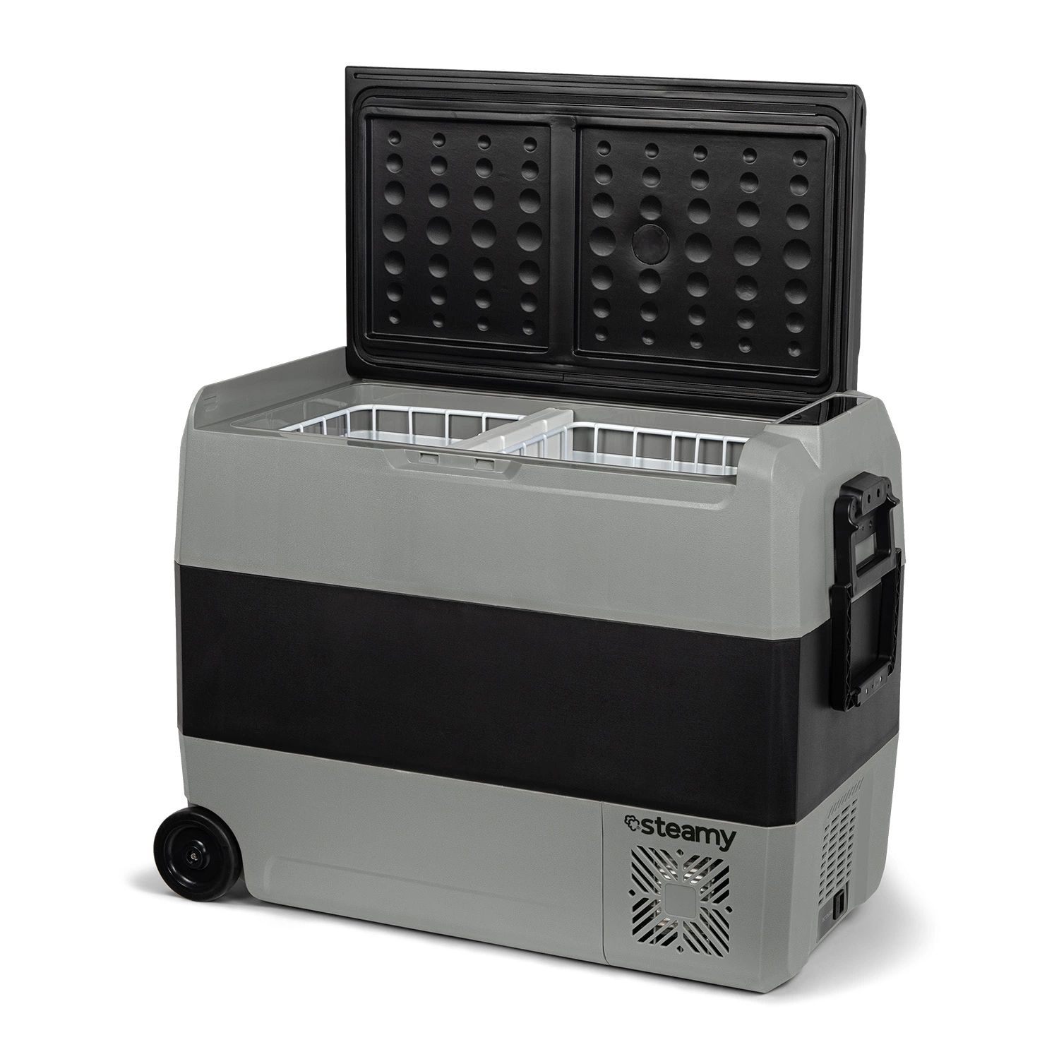Steamy-E SECT60 Dual Zone Roller Elektrische Compressor Koelbox op wielen - 56L-image