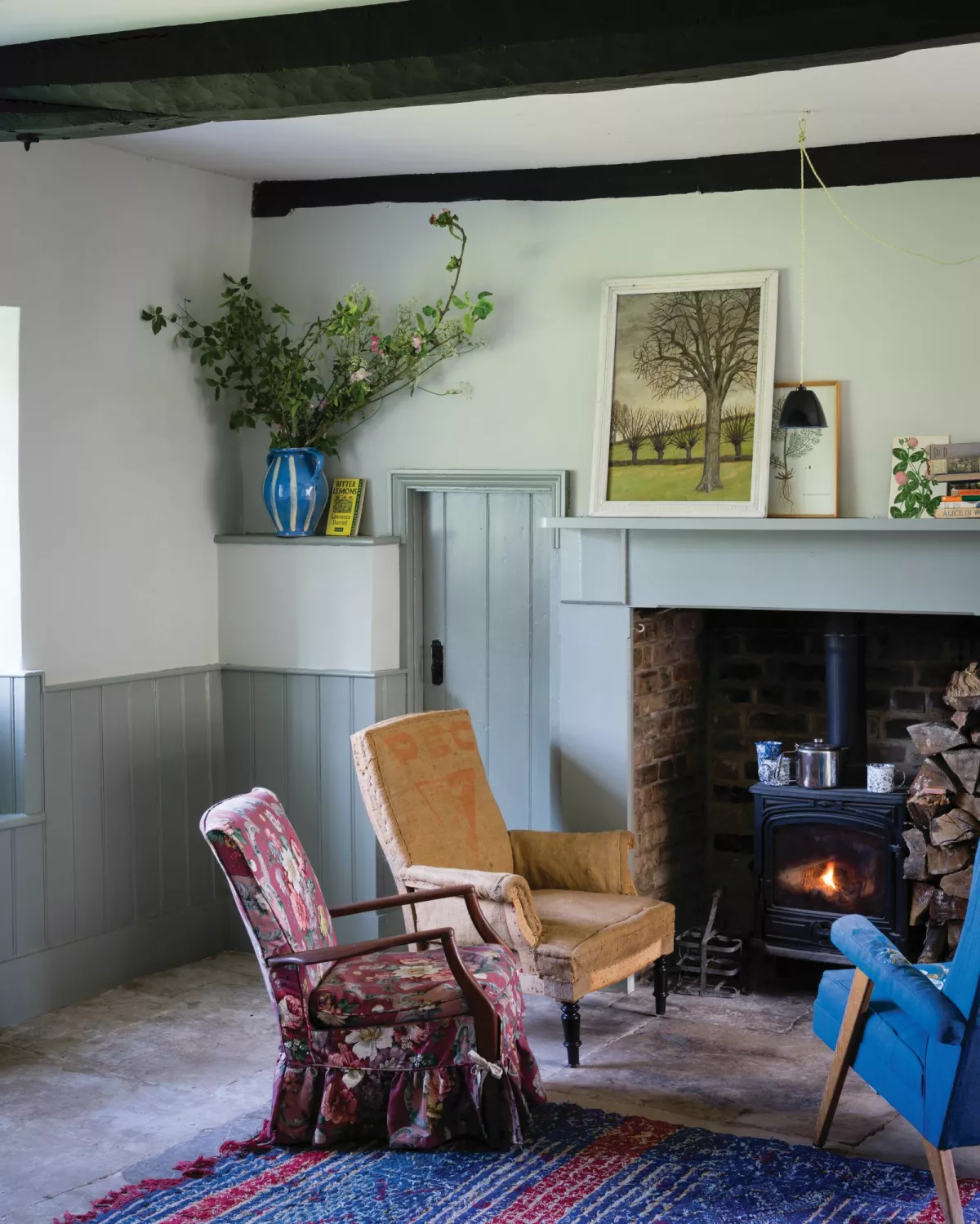 Farrow & Ball Full Gloss Pigeon No.25 0,75L-image