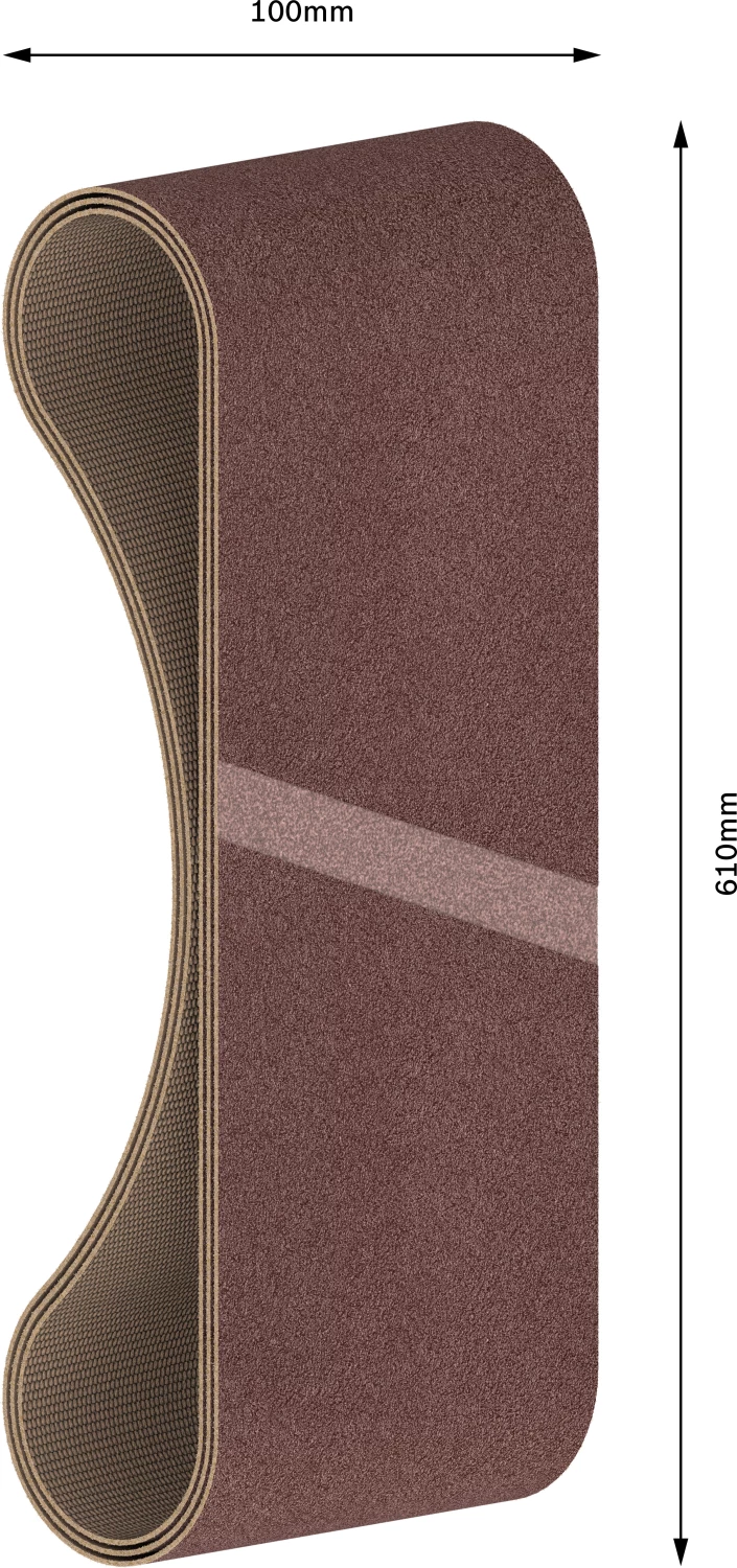 Bosch 2608606131 Schuurband X440 - K80 - 100 x 610mm (3st)-image