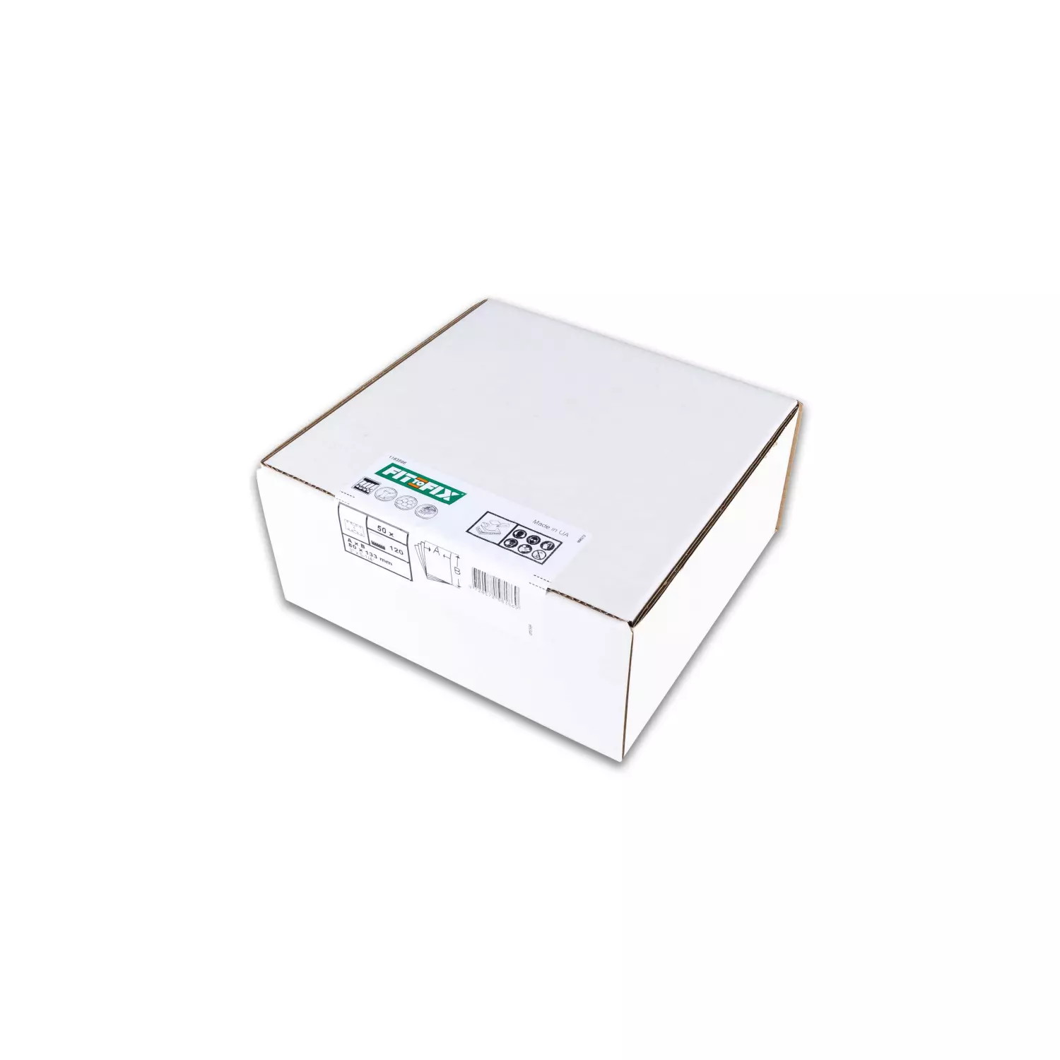 Fit-to-Fix Vlak schuurvel - P120 - 80x133mm (50st)-image