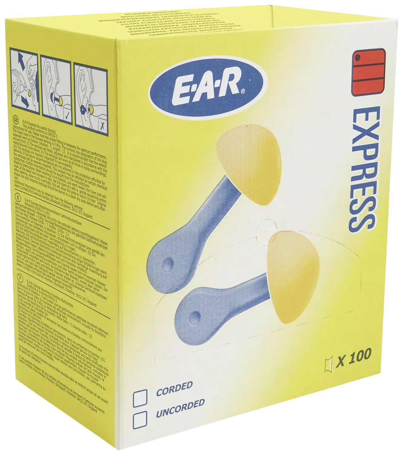 3M EX01002 E-A-R Oordoppen - Herbruikbaar (100 paar)-image