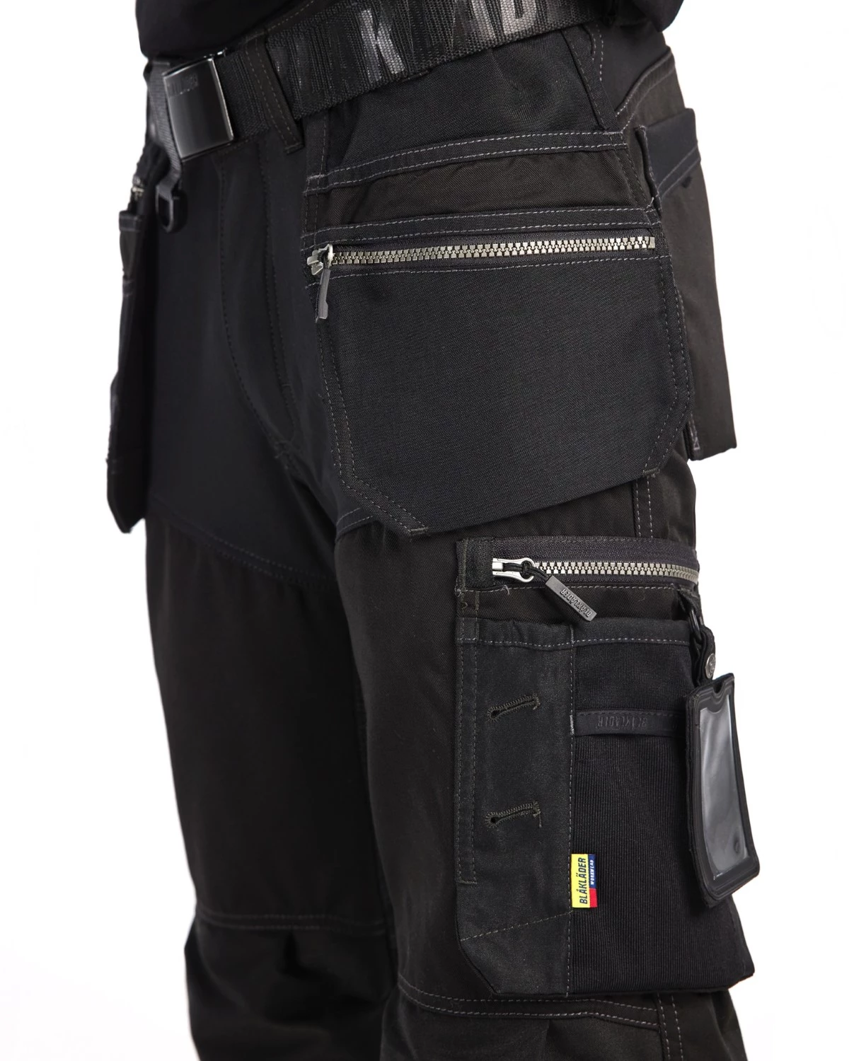 Blåkläder 1599 Werkbroek met stretchpanelen en spijkerzakken - zwart - maat 56 (XL)-image