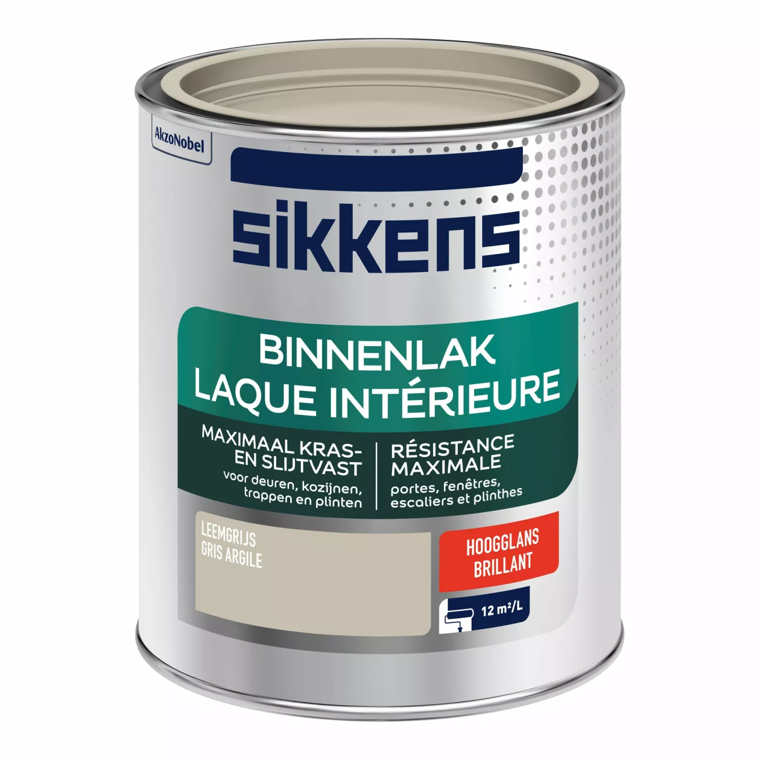 Sikkens Binnenlak Hoogglans - Leemgrijs - 750ml-image