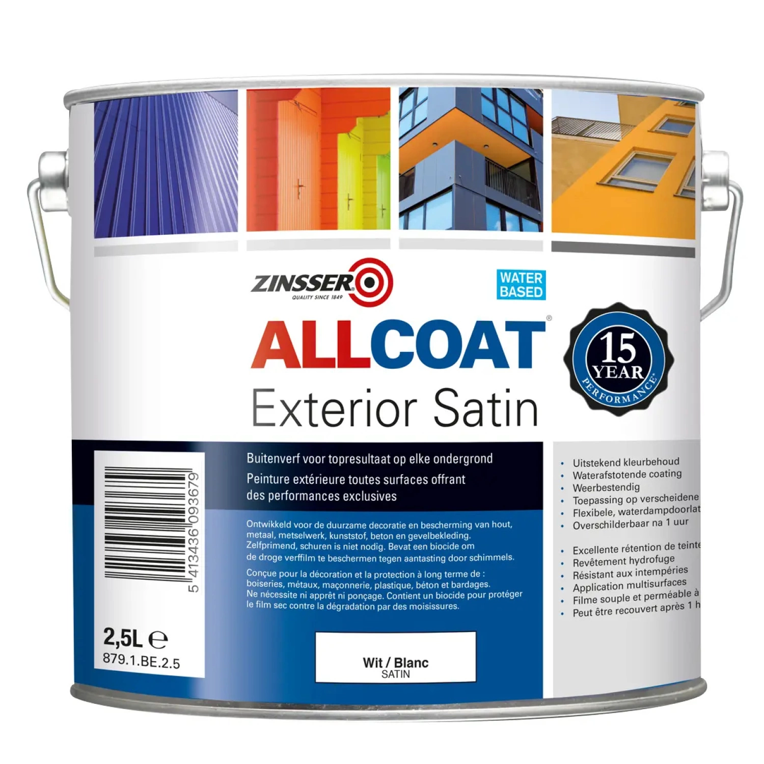 Zinsser Allcoat Exterior Satin-image