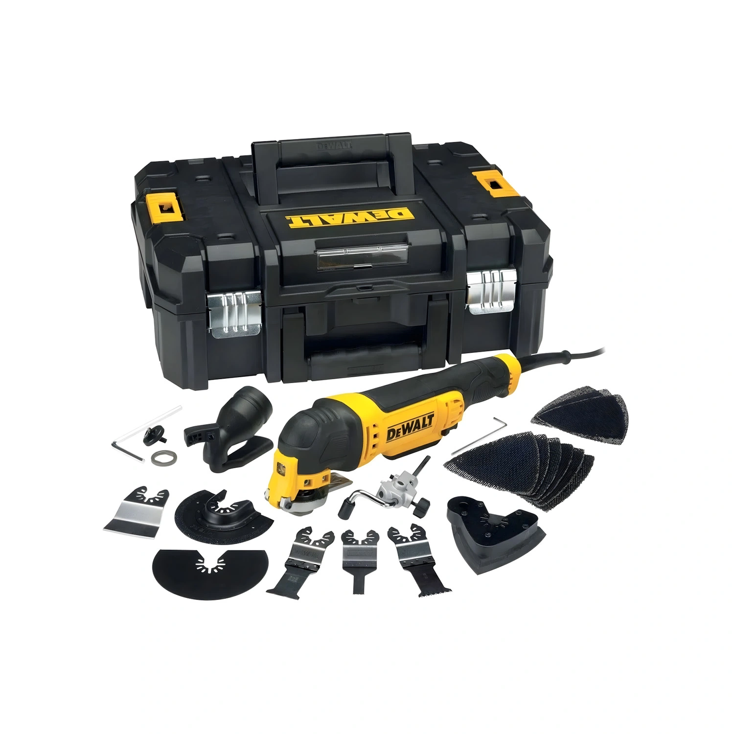 DeWALT DWE315KT-QS Multitool + 37 delige accessoiresset in TSTAK - 300W