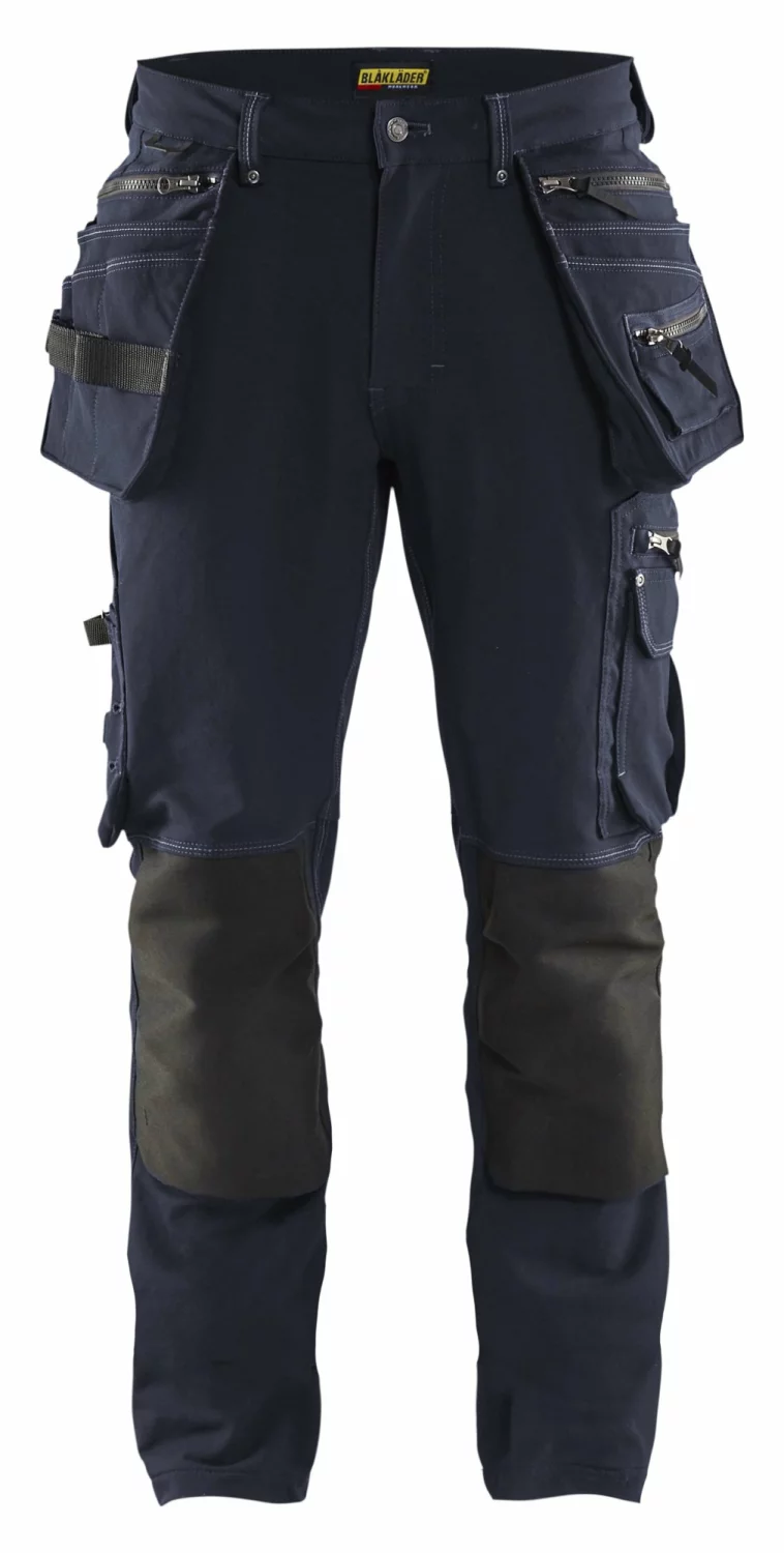 Blåkläder X1900 Werkbroek 4-weg Stretch 1998 - marineblauw - maat 46 (S)-image