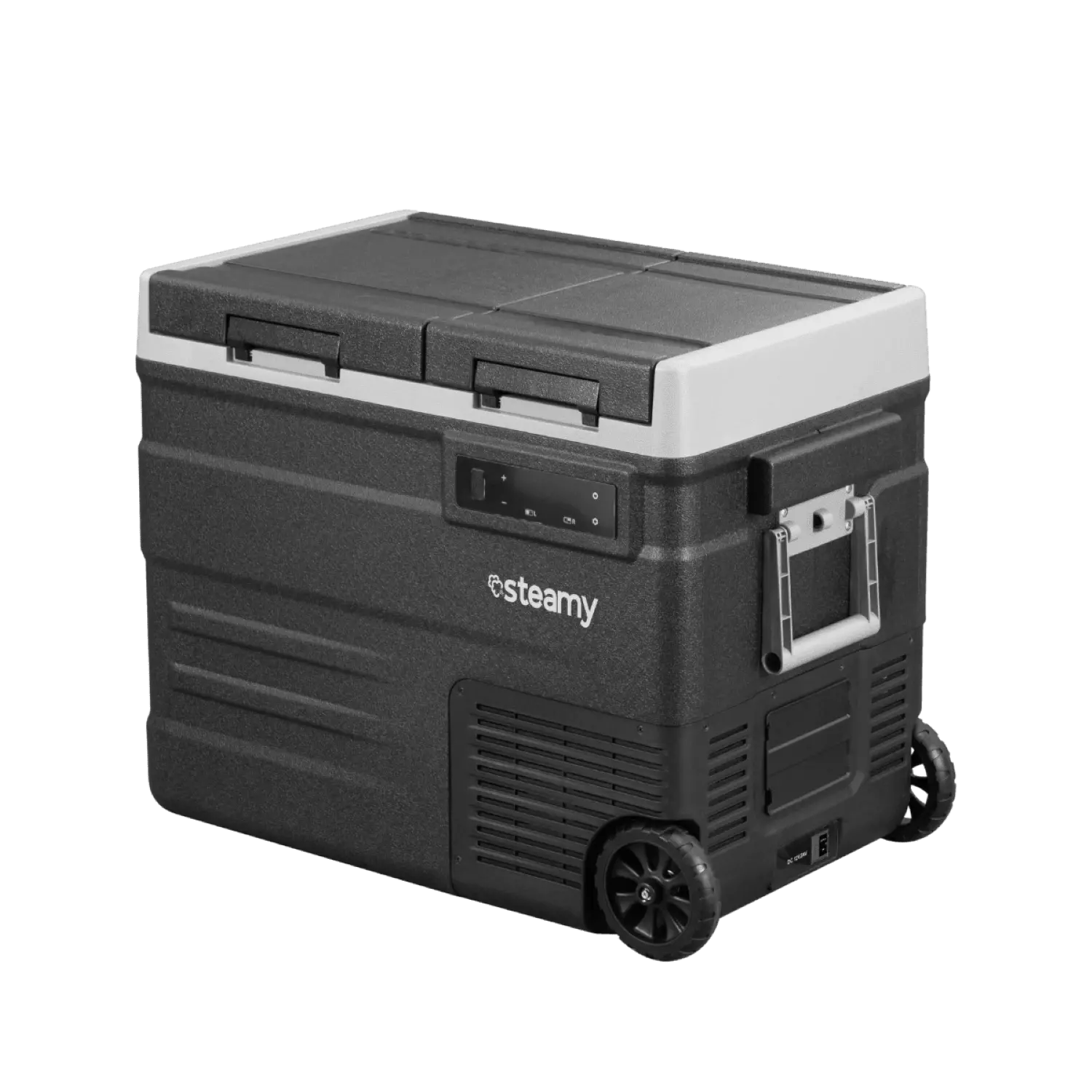 Steamy-E SECUD55 Dual Zone Roller Elektrische Compressor Koelbox op wielen - 49L