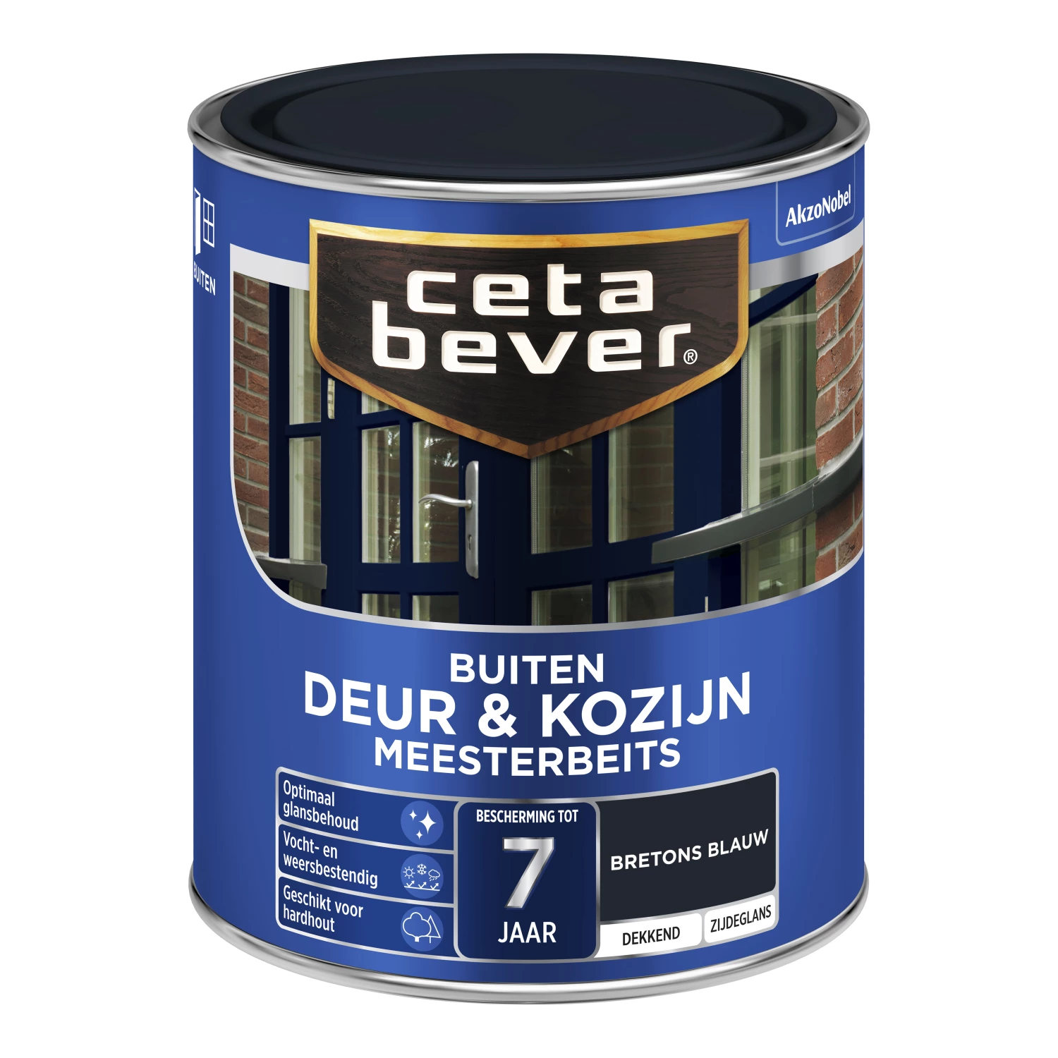 Cetabever Meesterbeits Deur En Kozijn Dekkend - Bretonsblauw - 750ml-image