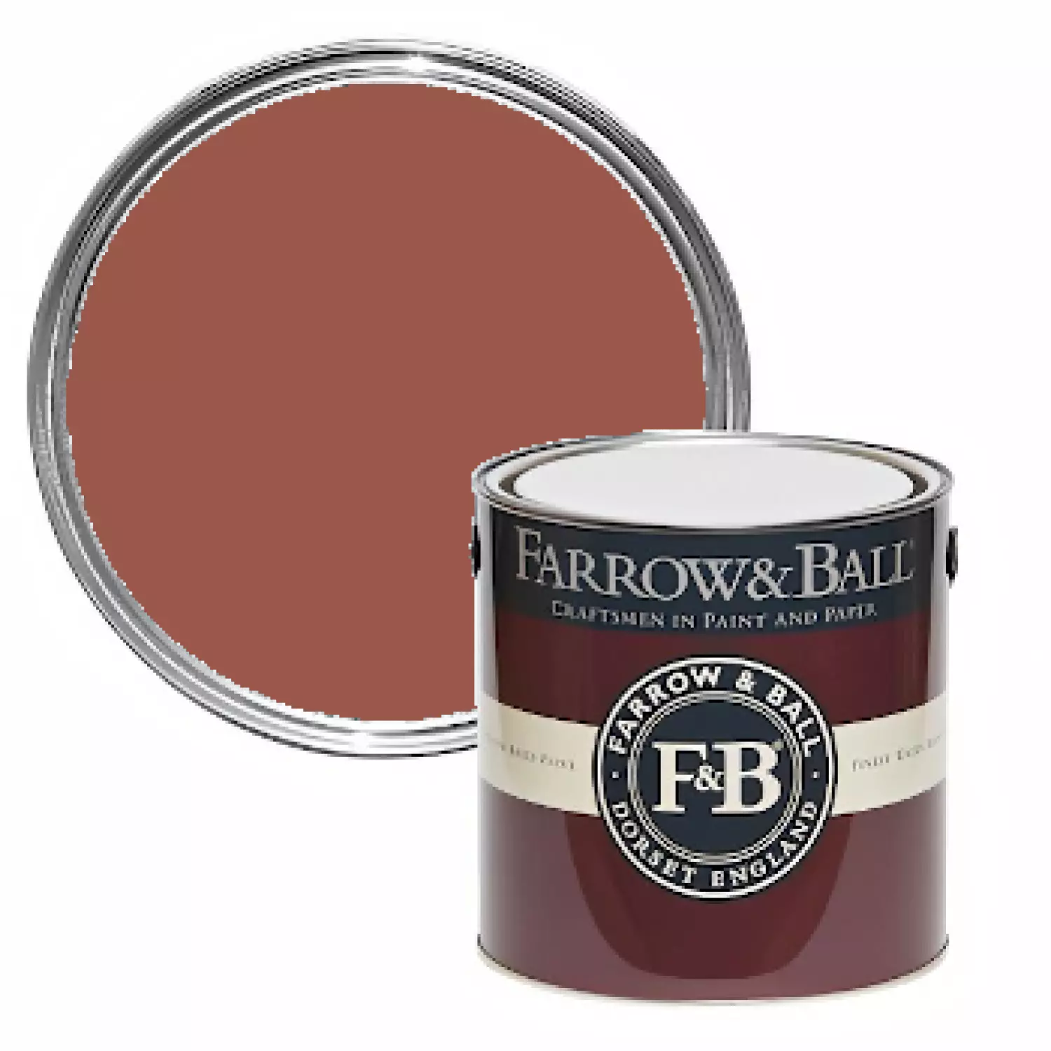 Farrow & Ball Exterior Eggshell Singed Red No. G15 - 2.5L-image