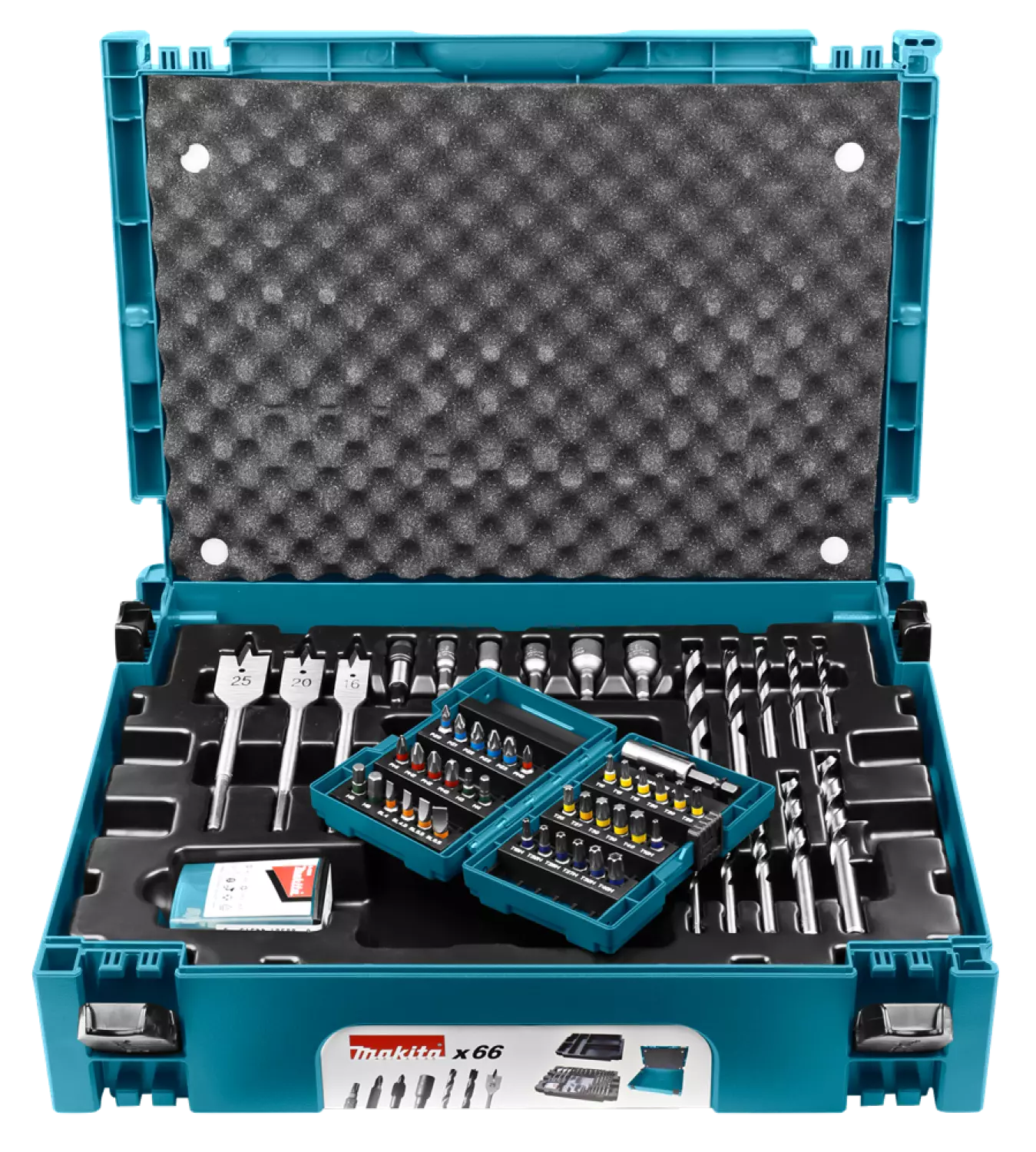 Makita B-43044 66 delige bit & boren set in Mbox-image