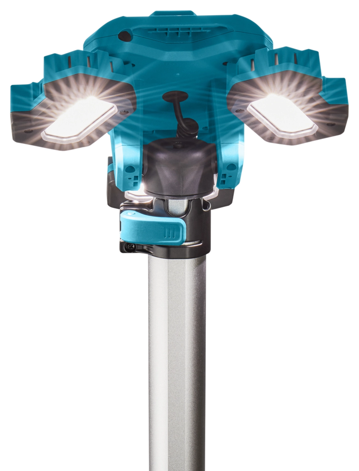 Makita NLADML814 14.4V - 18V Li-Ion accu bouwlamp op statief - 3 spots - 100-220cm - 3000 lumen-image