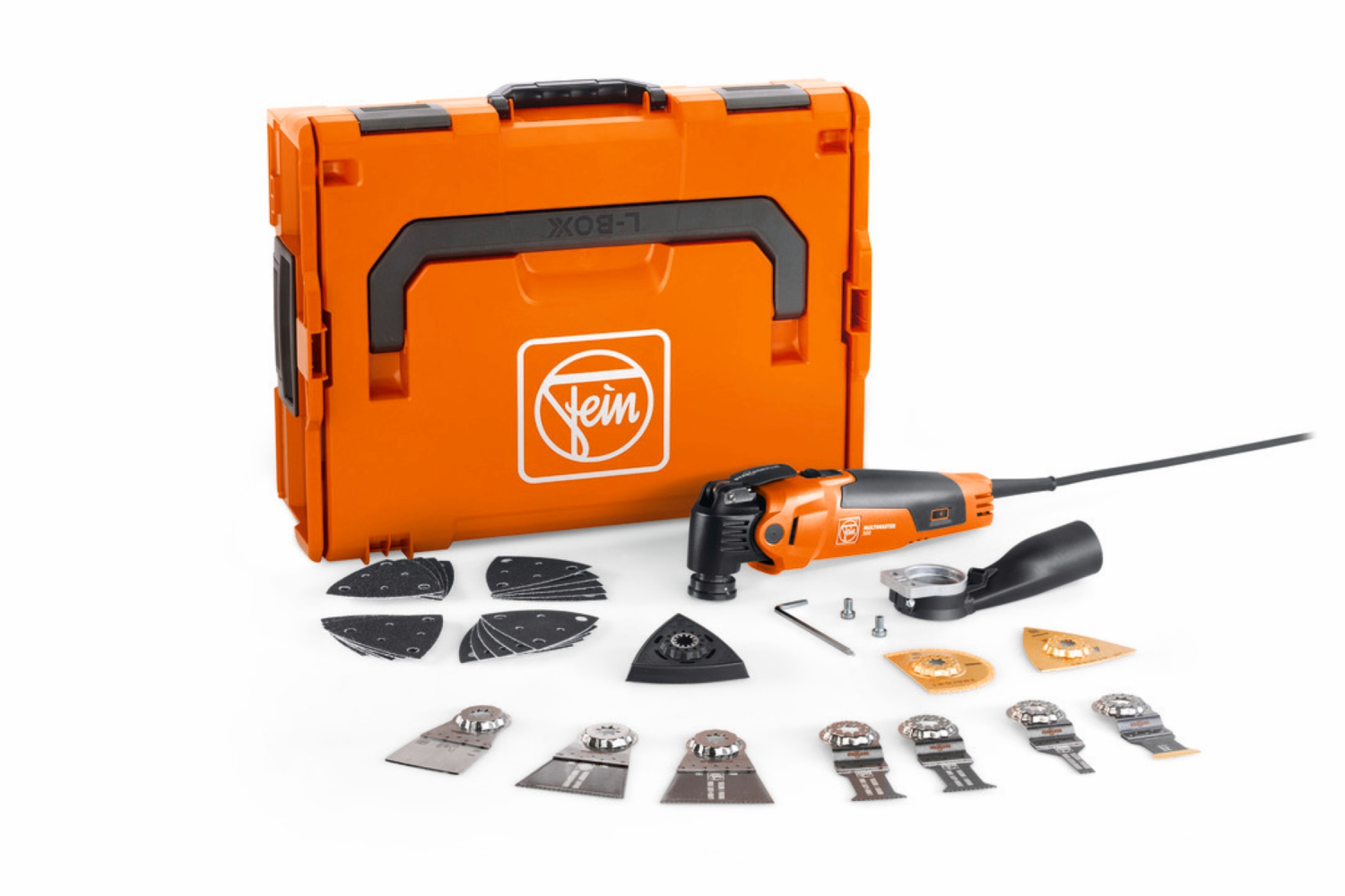 Fein MM500 Multimaster Plus Top Multitool in L-Boxx incl. 30-Delige accessoires set - 350W-image