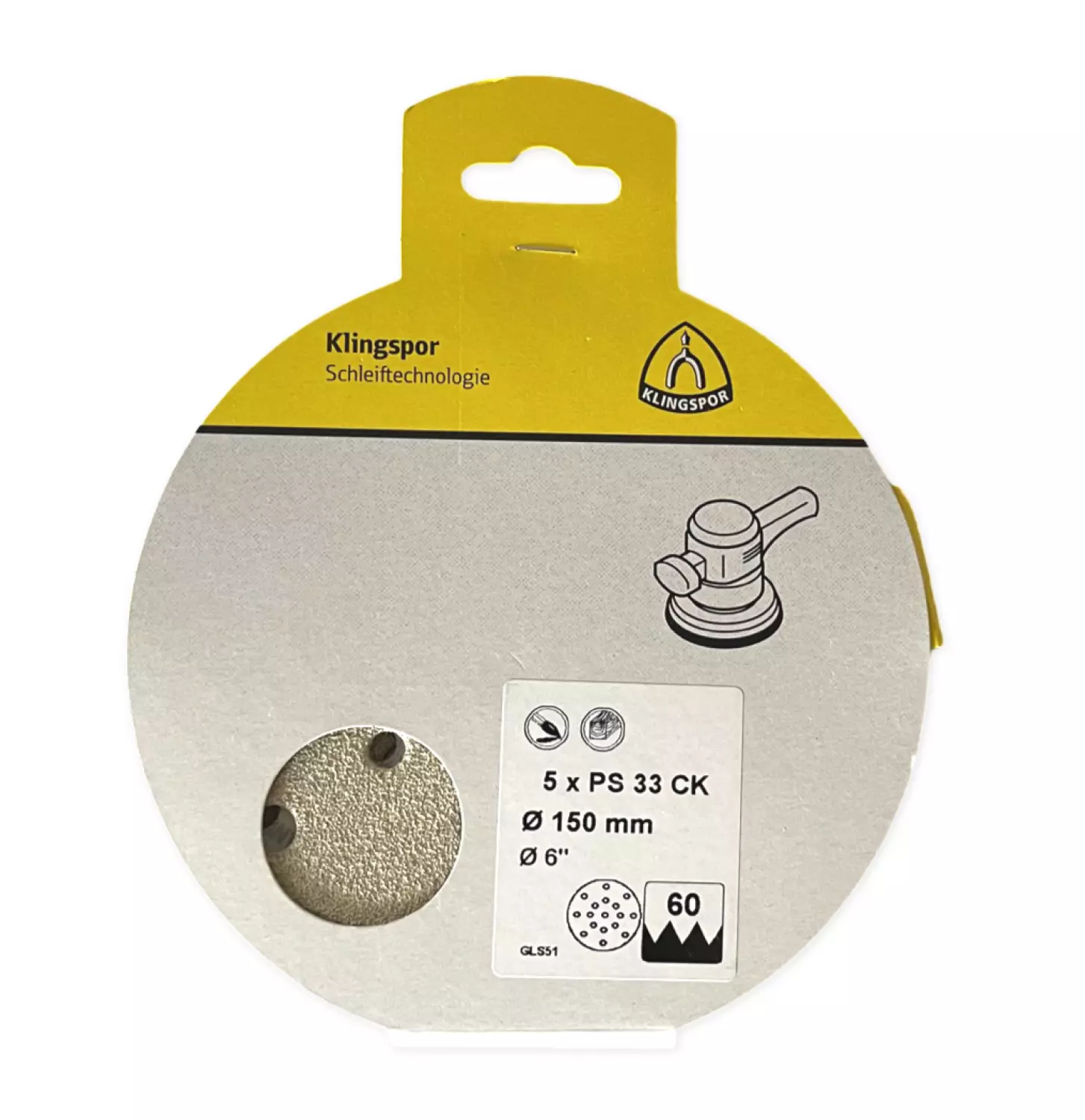 Klingspor Schuurpapier Rond 150 Klitteband 5st P240-image